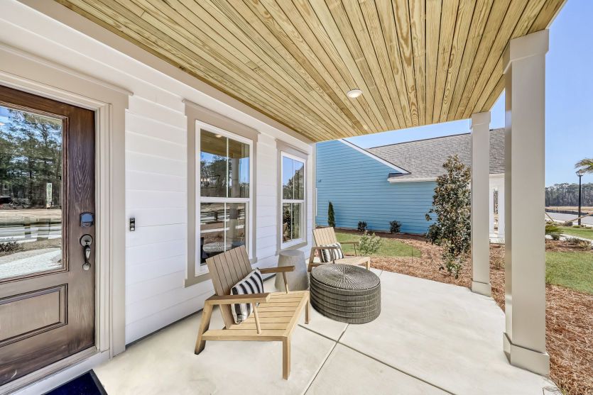 Charming front porch that enhances curb appeal and welcomes guests.