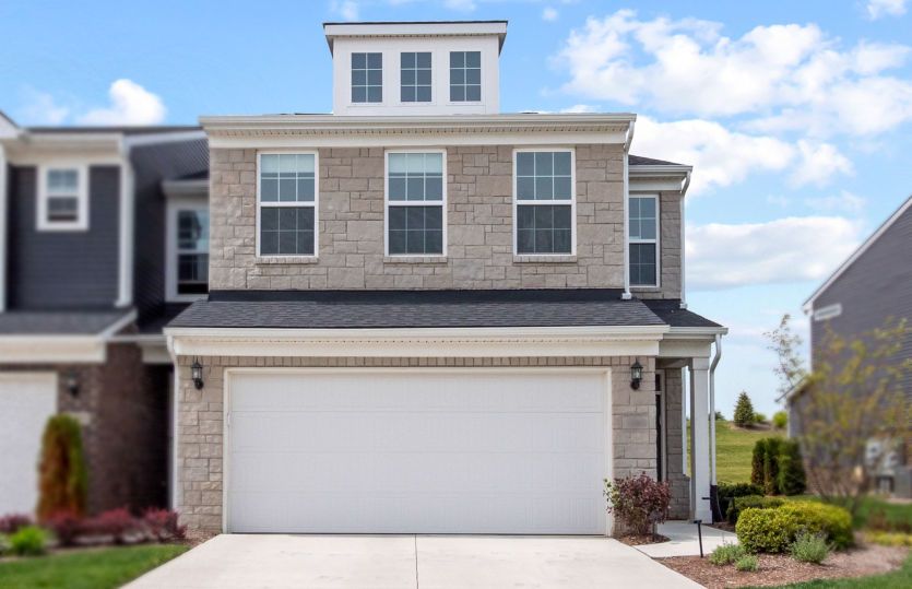 Cascade with Basement - Townes at Lakeview: Milford, Michigan - Pulte Homes