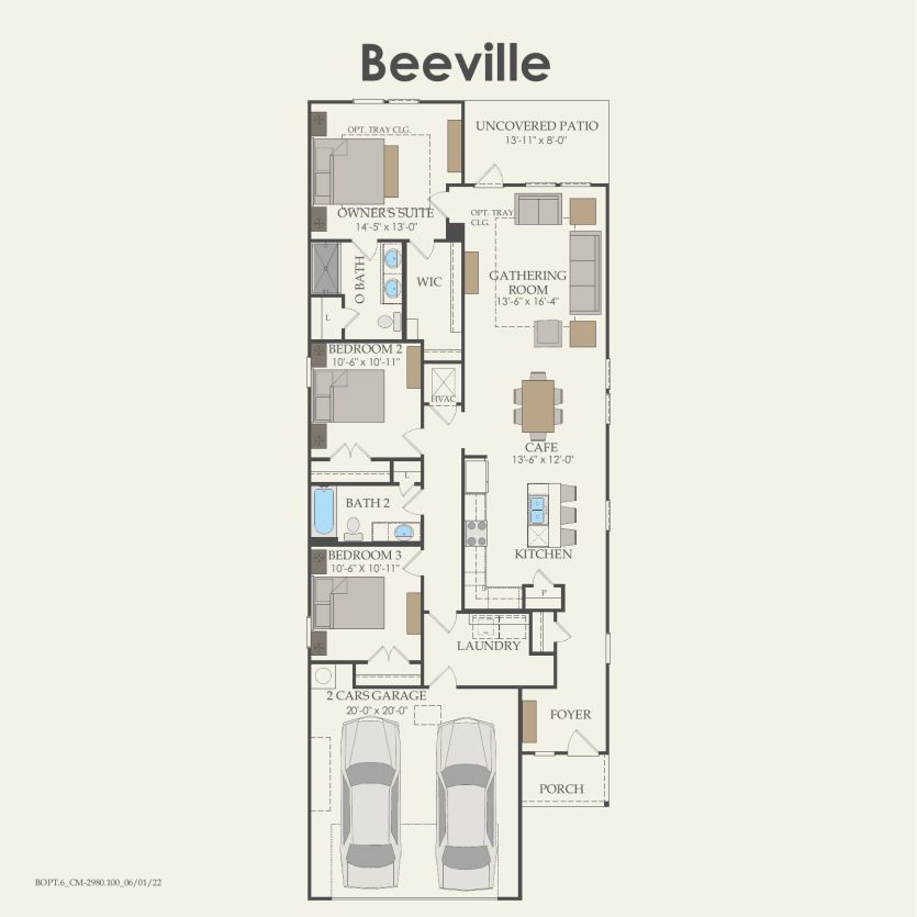 First Floor 3 br / 2 ba