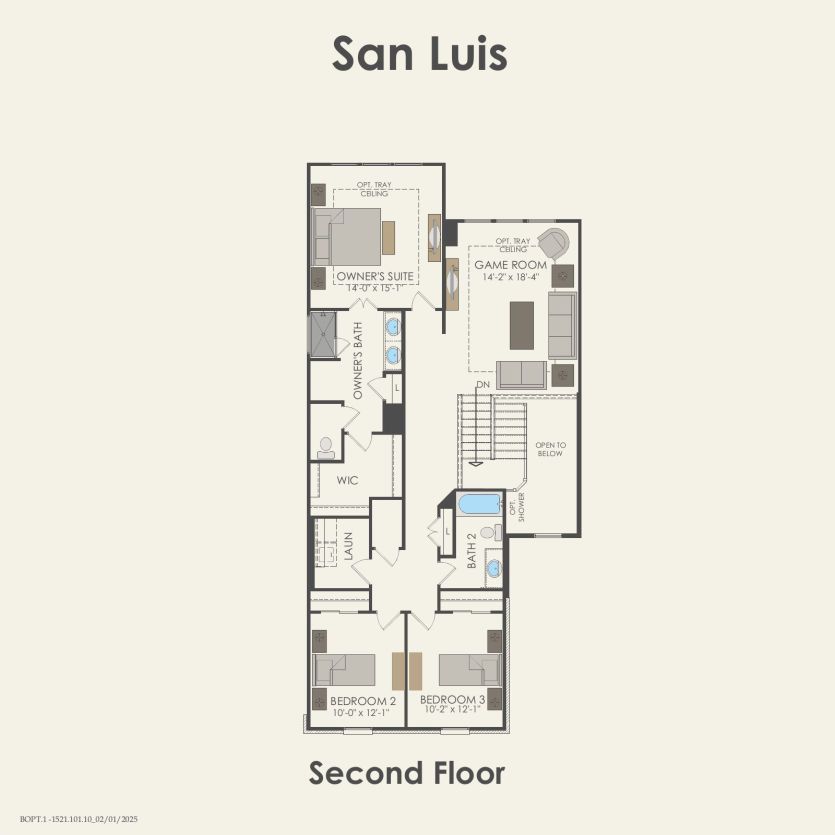 Second Floor 4 br / 2.5 ba