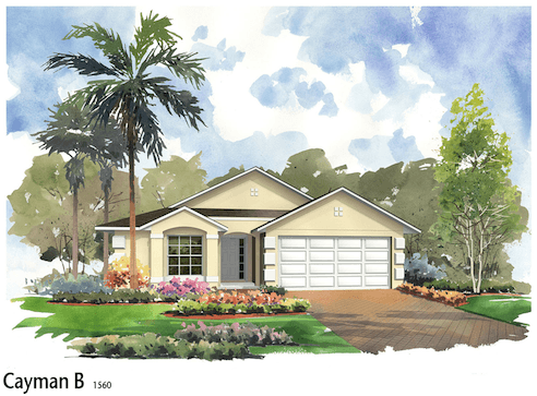 Cayman 1560 - Morningside: Fort Pierce, Florida - Renar Homes