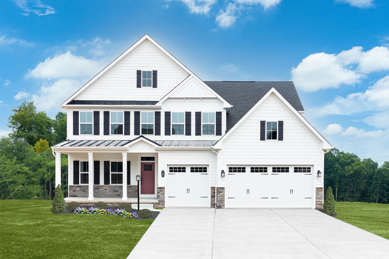 Oak Park with Finished Basement - Nathanials Grove Estates: Beavercreek, Ohio - Ryan Homes