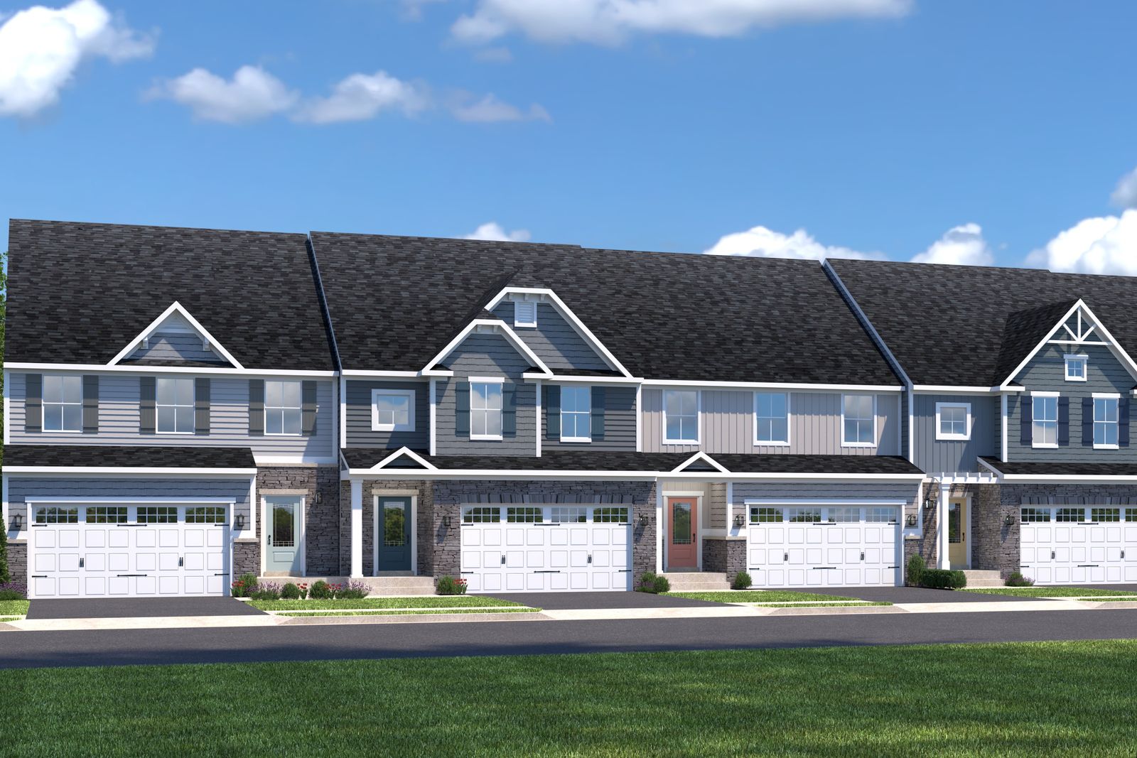 Mount Olive Grove Carriage Homes por Ryan Homes en Morris County New Jersey