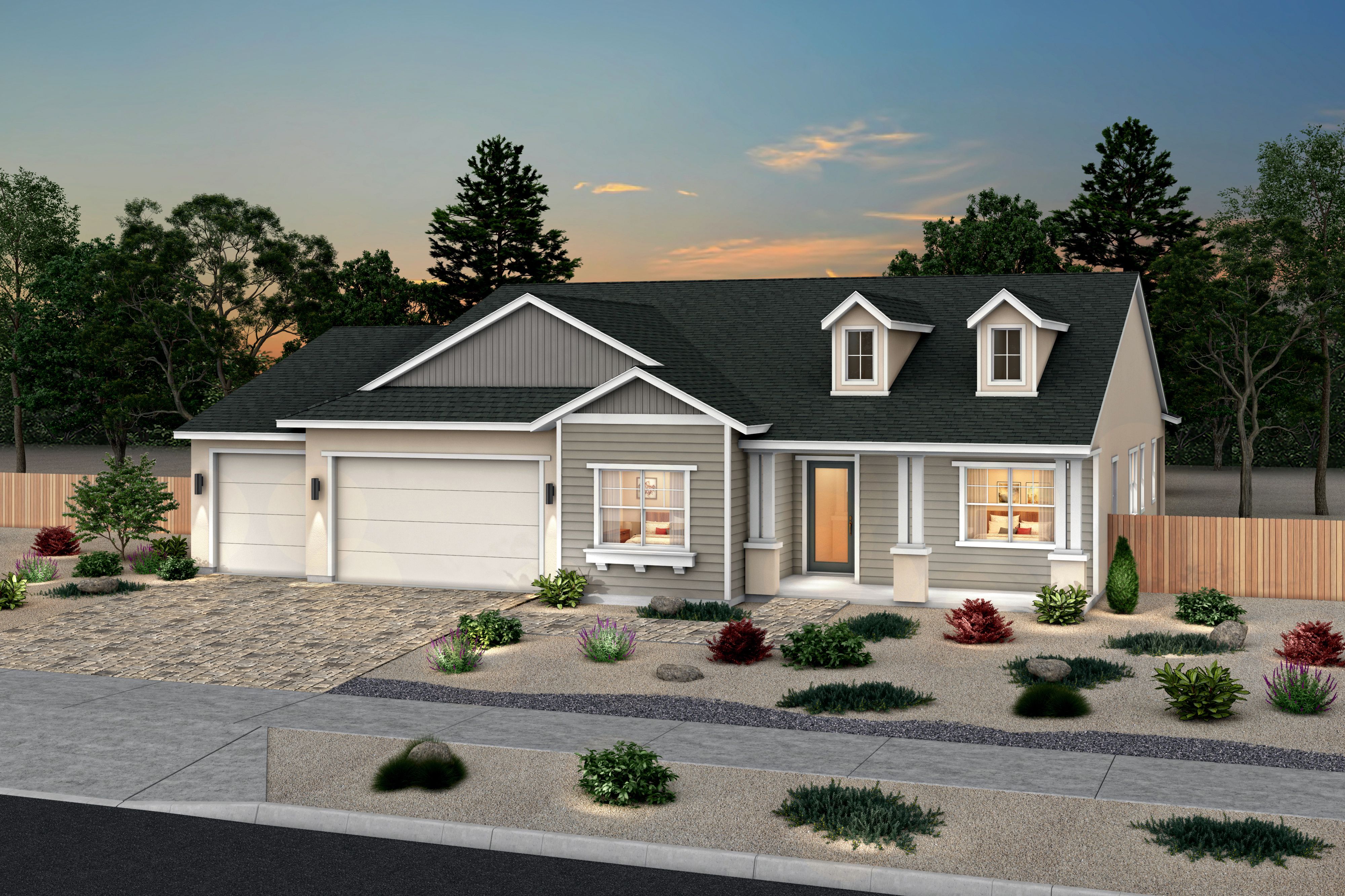 Plan 1, American - Shadow Hills: Sparks, Nevada - Ryder Homes