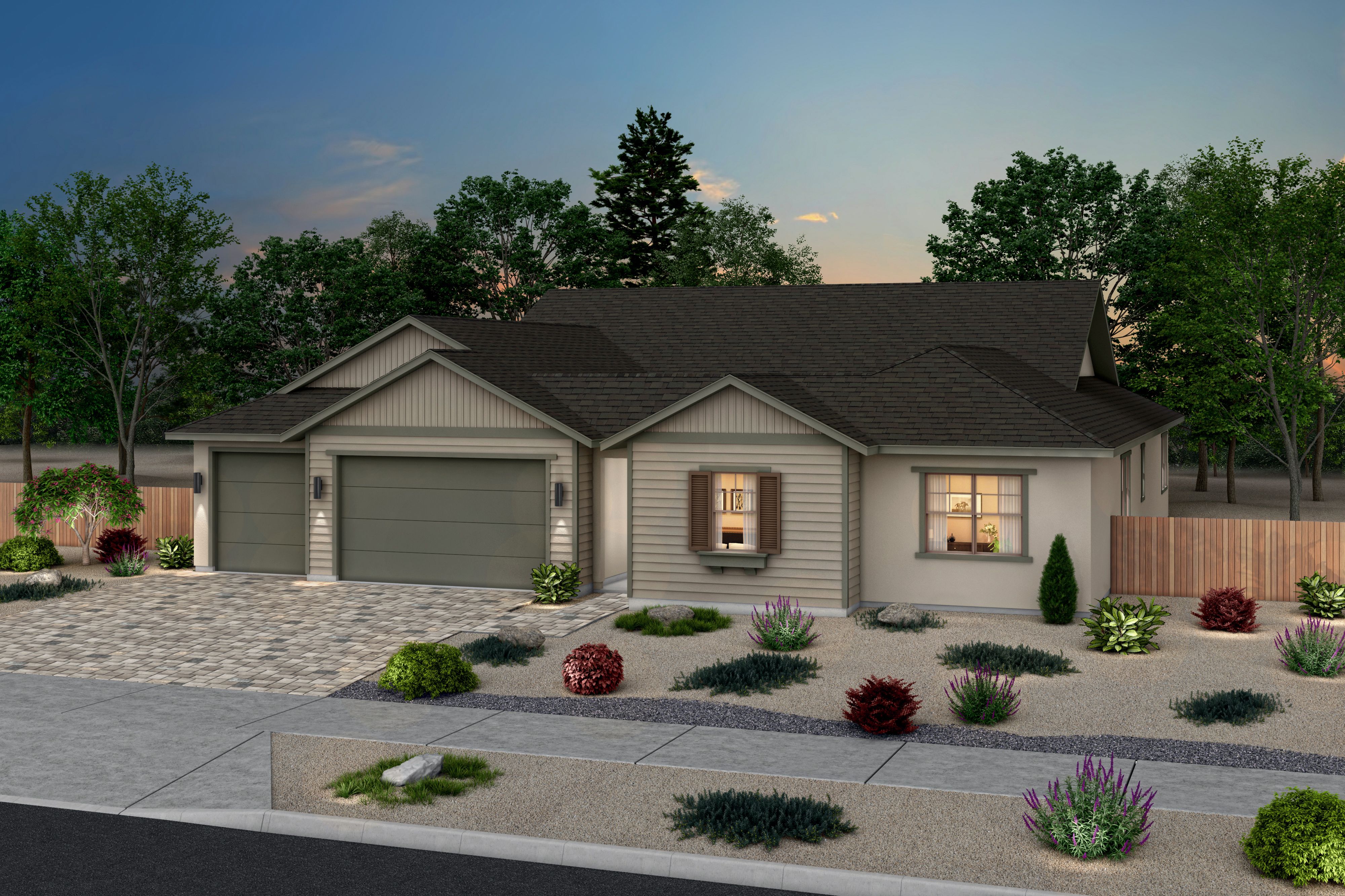 Plan 4, American - Shadow Hills: Sparks, Nevada - Ryder Homes