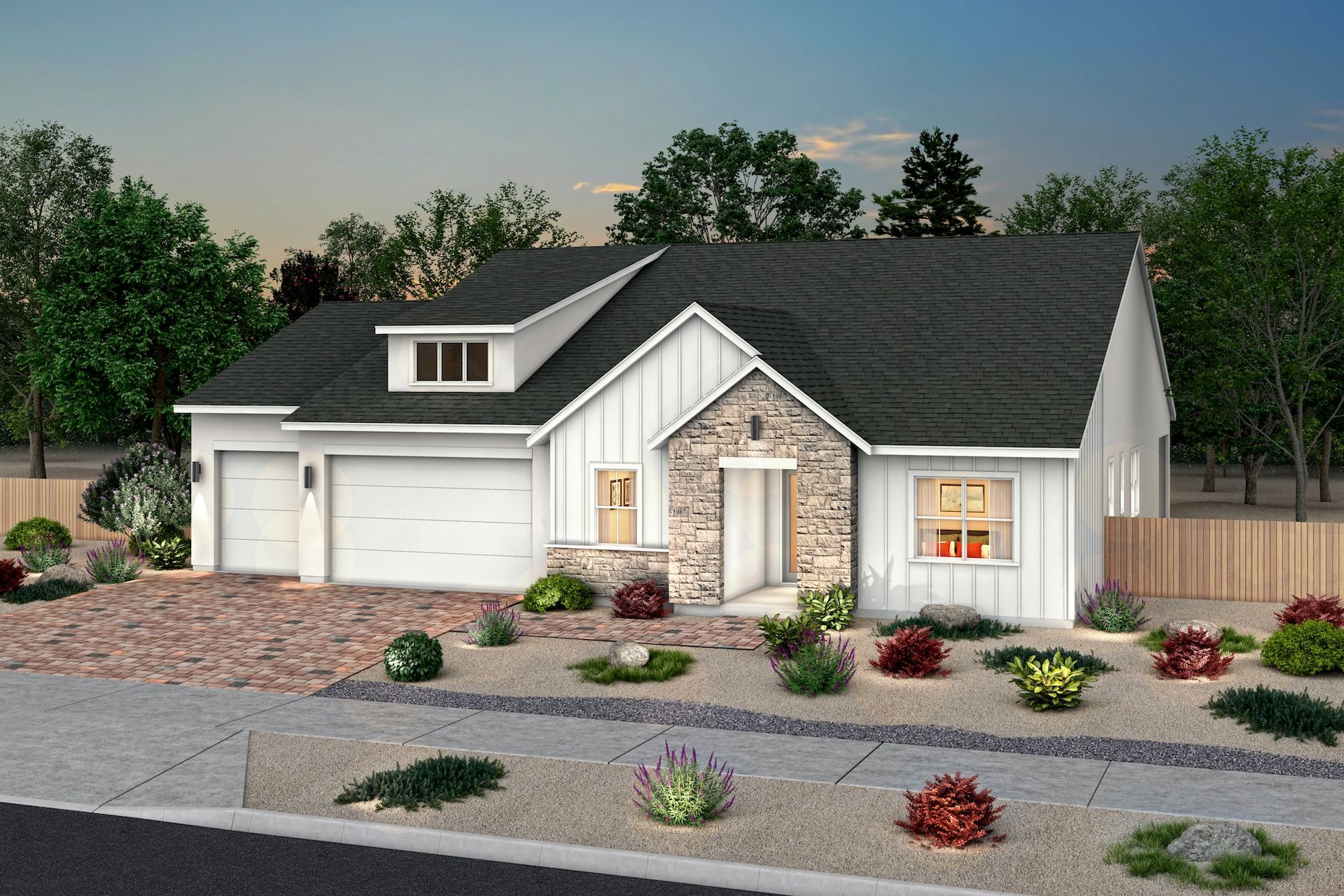 Plan 3, Farmhouse - Shadow Hills: Sparks, Nevada - Ryder Homes