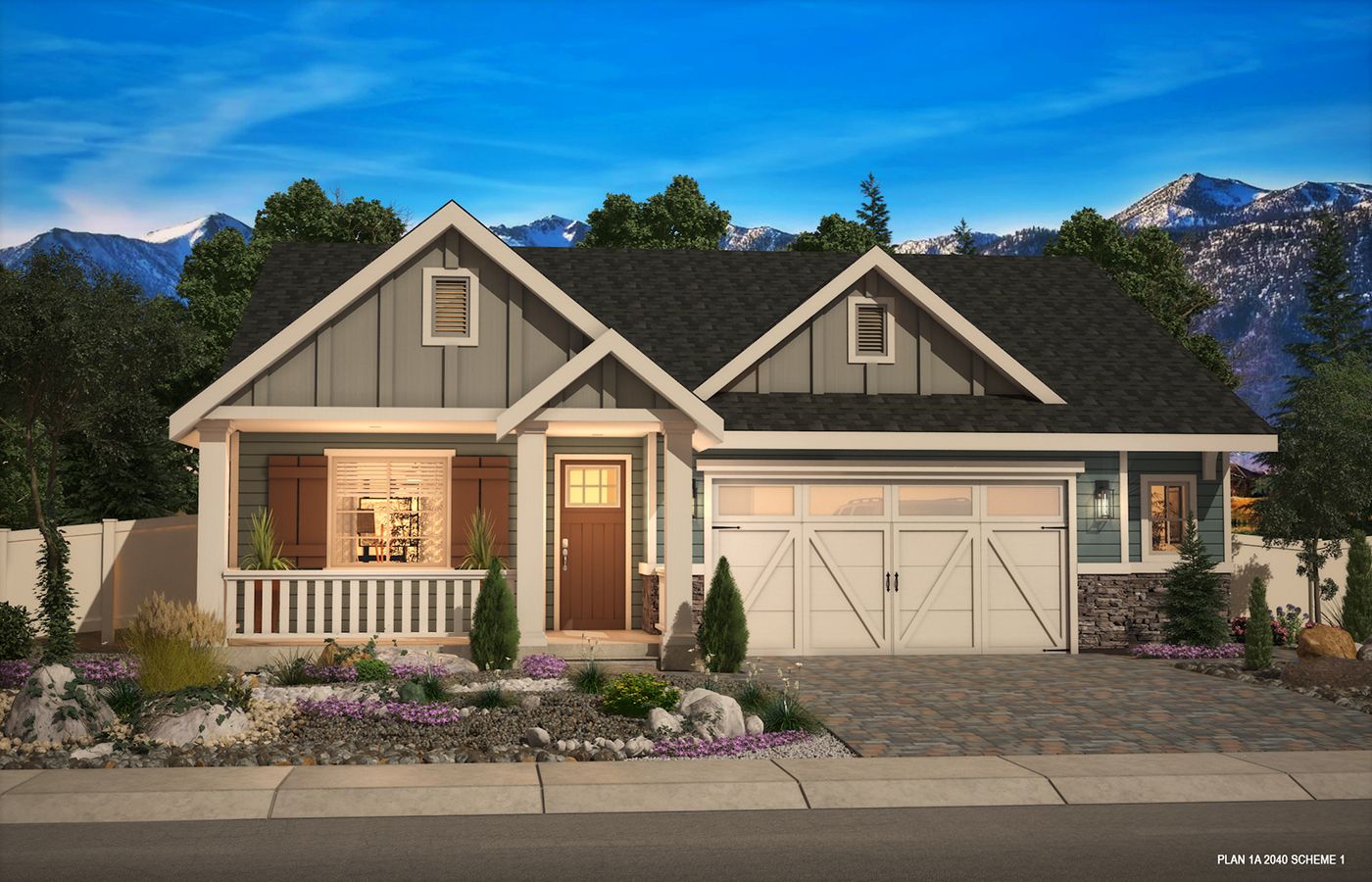 Residence 1 - The Village at Monte Vista: Minden, Nevada - Santa Ynez Valley Construction