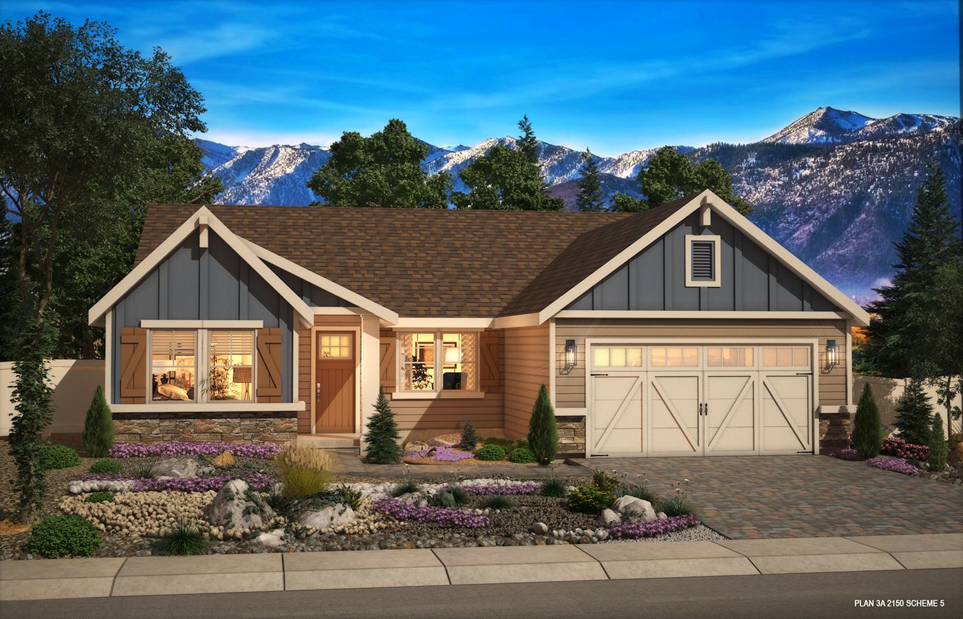 Residence 3 - The Village at Monte Vista: Minden, Nevada - Santa Ynez Valley Construction