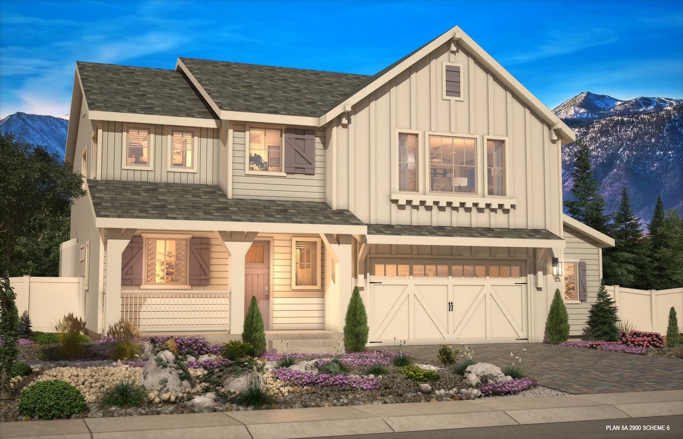 Residence 5 - The Village at Monte Vista: Minden, Nevada - Santa Ynez Valley Construction