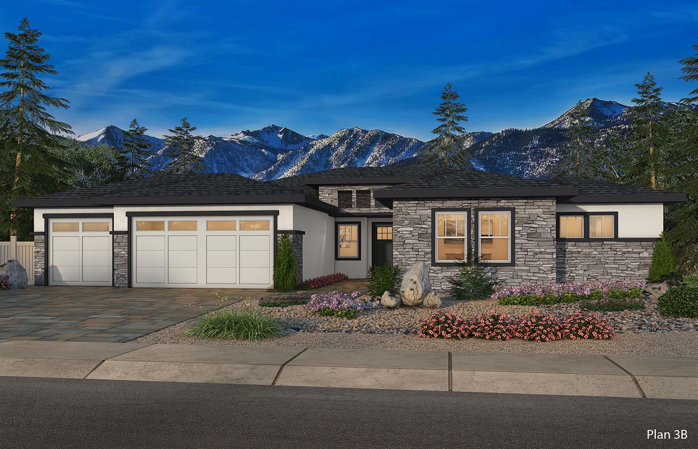 Floor Plan 3 - Dressler Crossing: Gardnerville, Nevada - Santa Ynez Valley Construction
