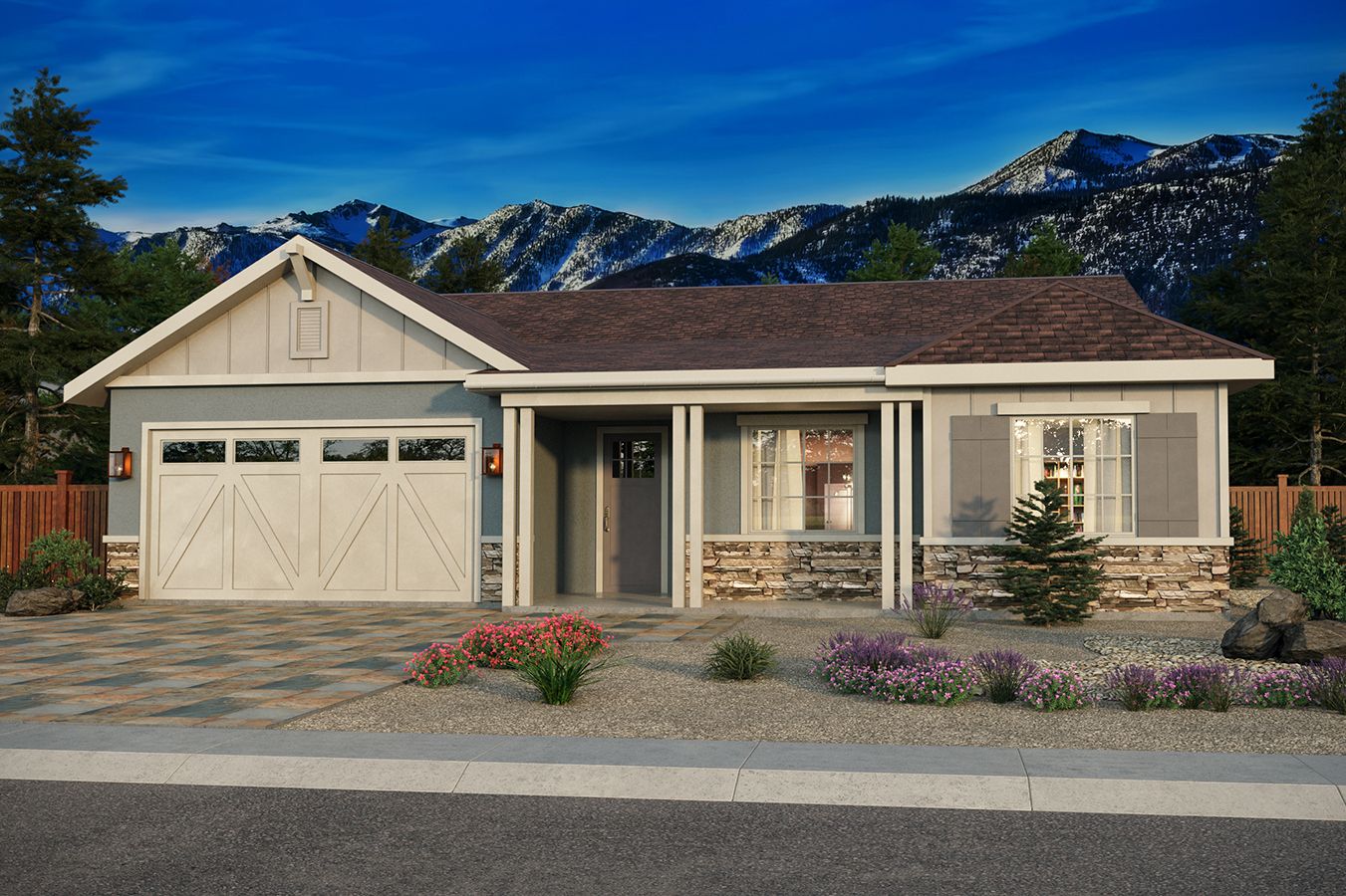 Floor Plan 6 - Dressler Crossing: Gardnerville, Nevada - Santa Ynez Valley Construction