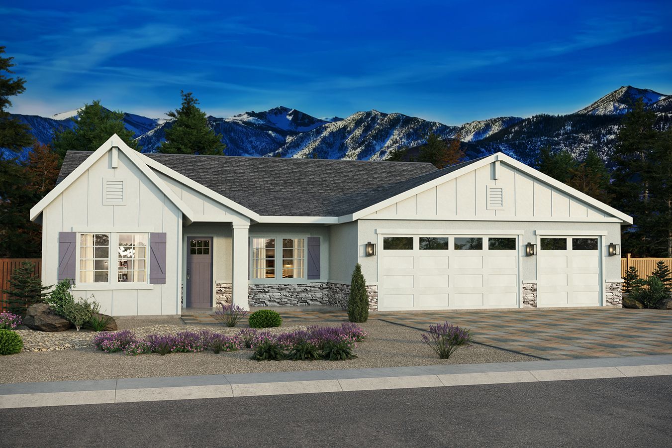 Residence 7 - Dressler Crossing: Gardnerville, Nevada - Santa Ynez Valley Construction