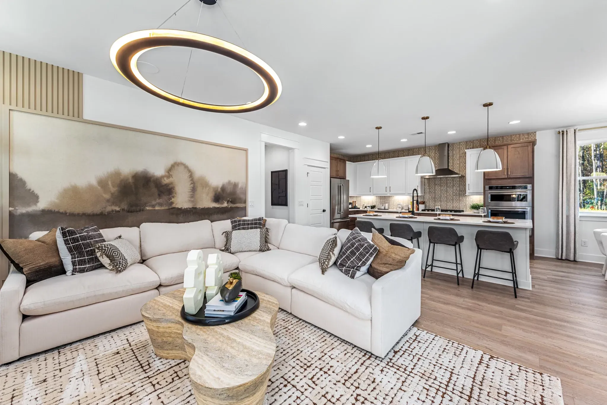 Blair Model Living and Kitchen