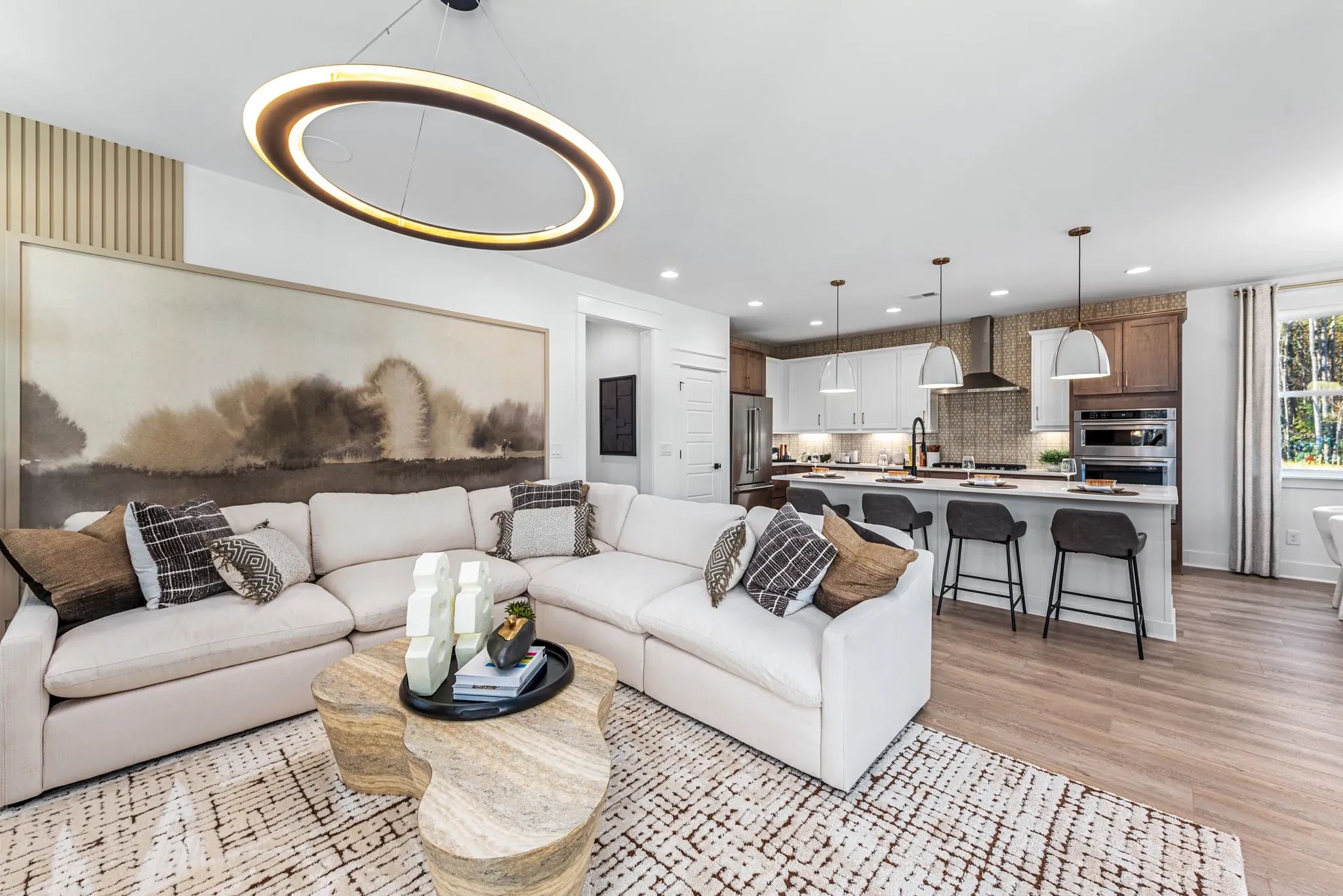 Blair Model Living and Kitchen