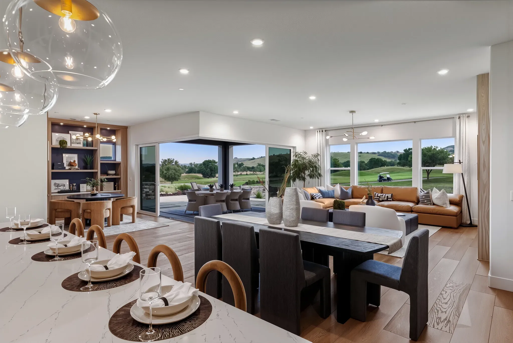 Dining & Great Room of the Starion Model at San Ju