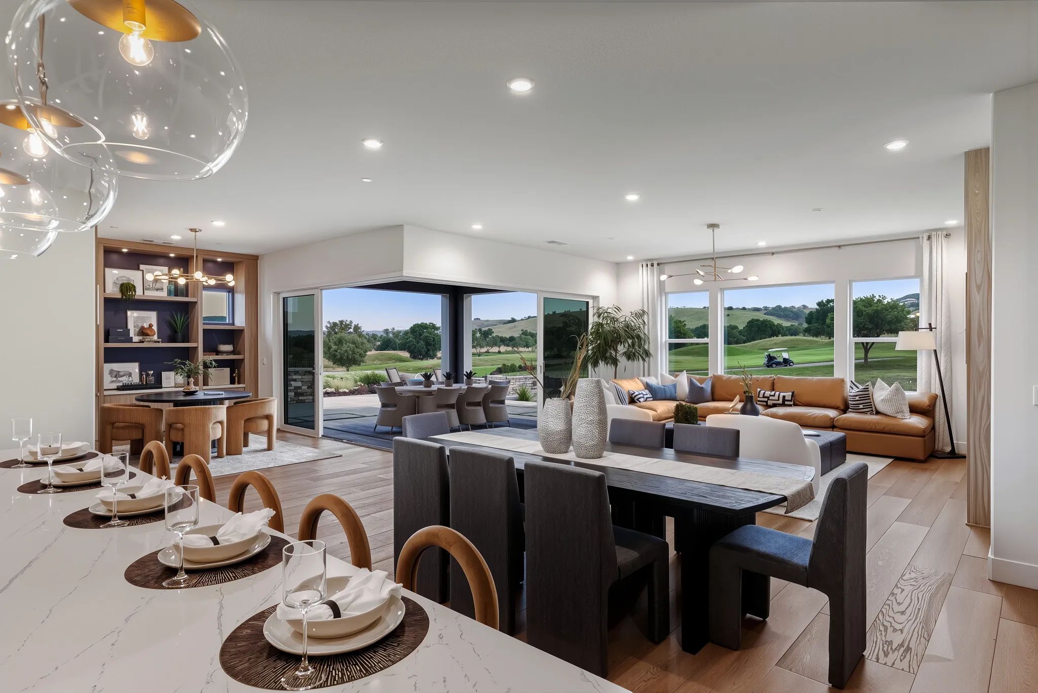 Dining & Great Room of the Starion Model at San Ju