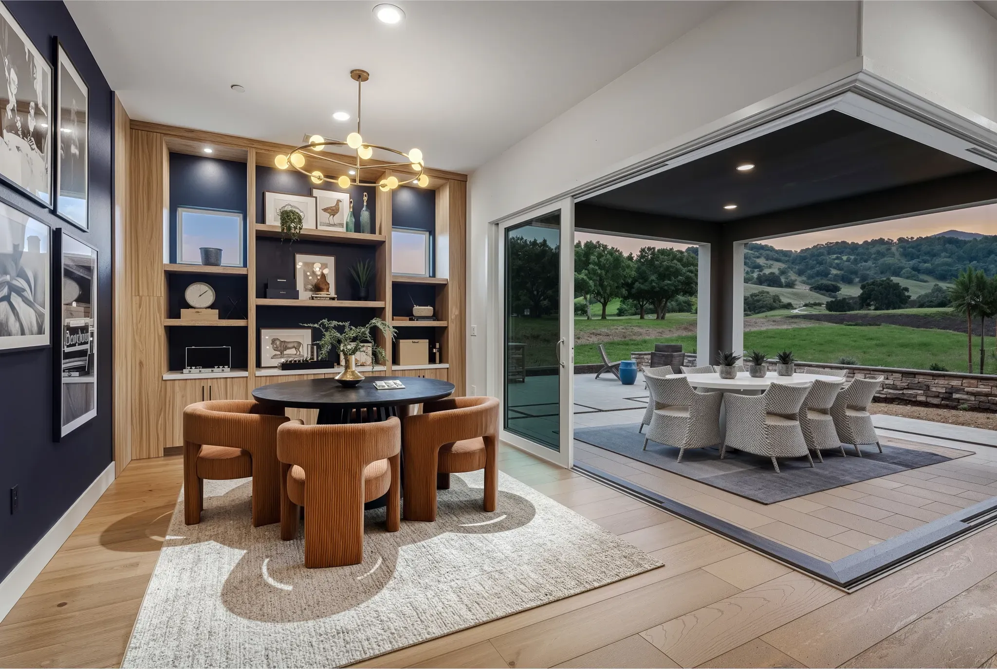 Dining & Outdoor Patio of the Starion Model at San
