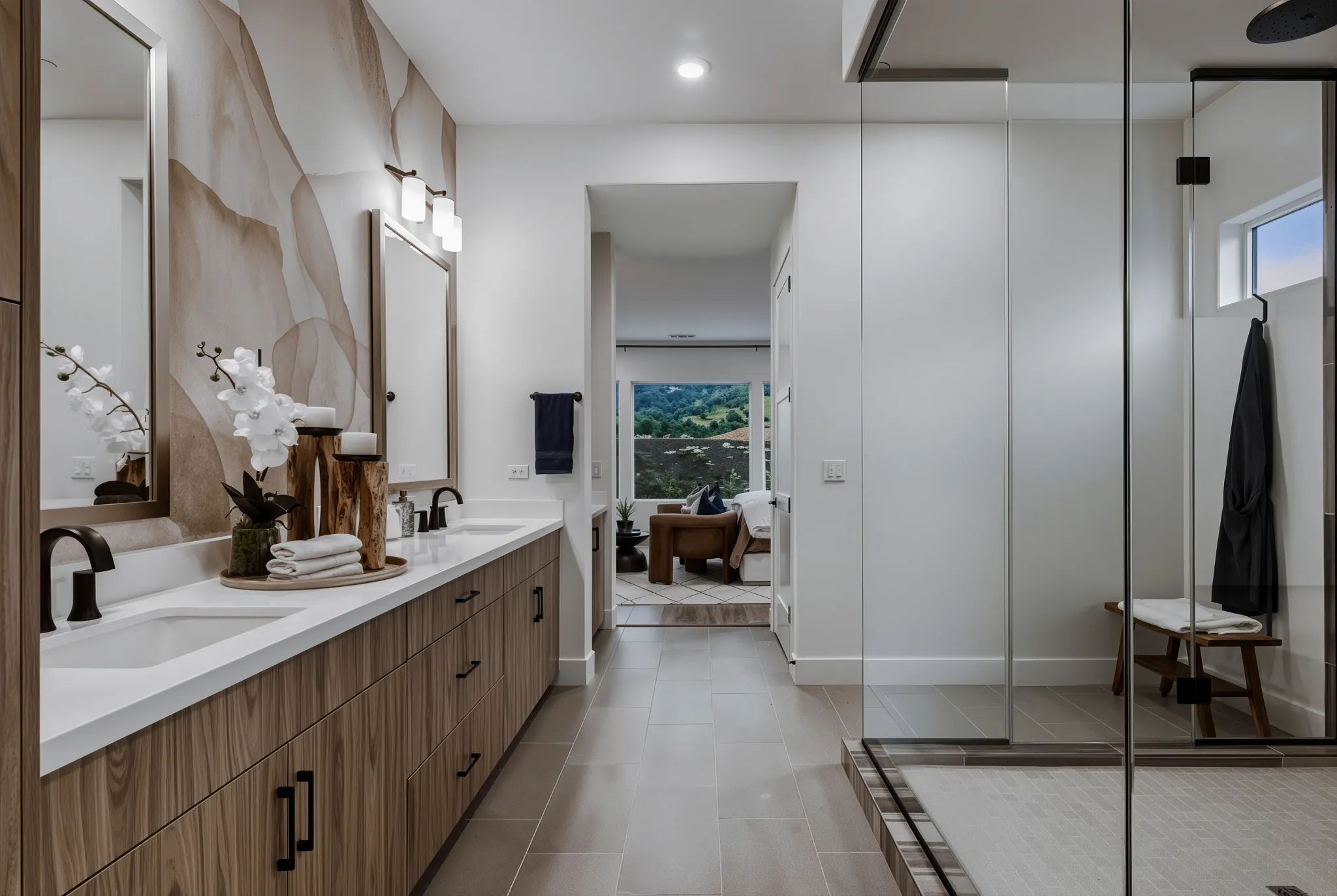 Primary Bathroom of the Starion Model at San Juan