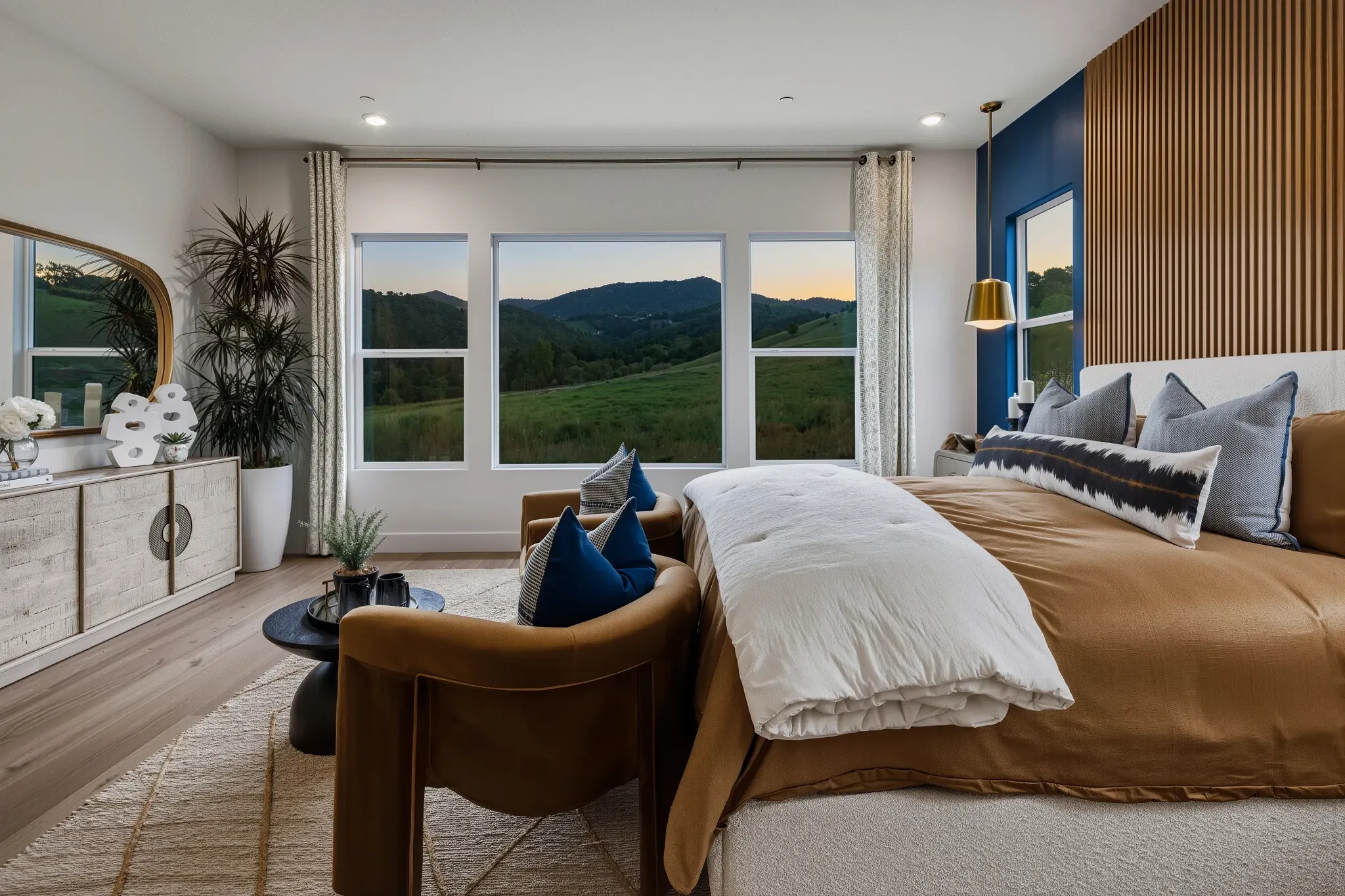 Primary Bedroom of the Starion Model at San Juan O