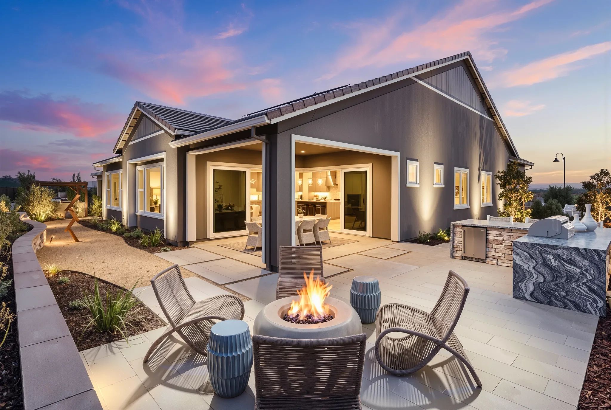 Backyard of the Starion Model at San Juan Oaks