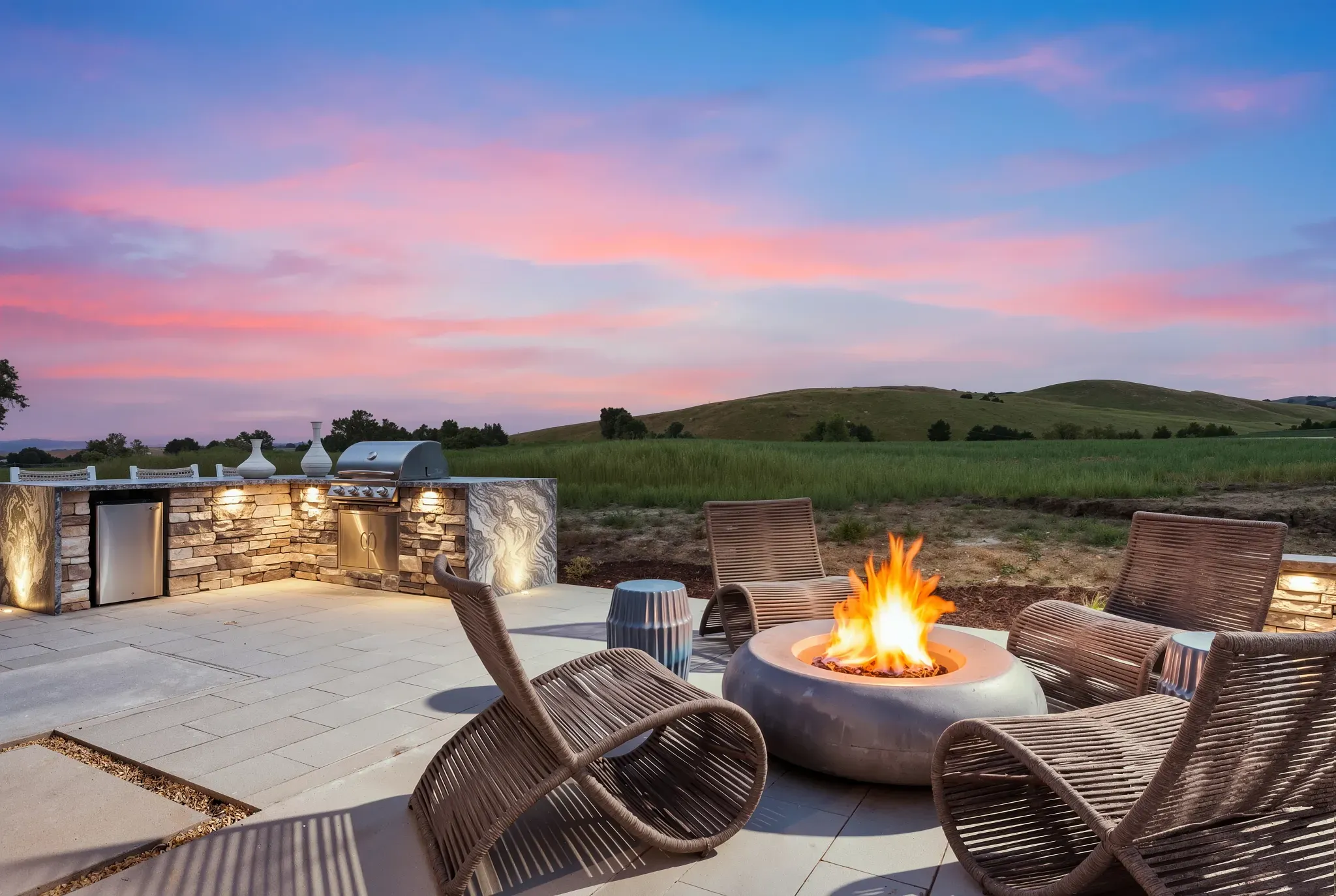 Backyard of the Starion Model at San Juan Oaks