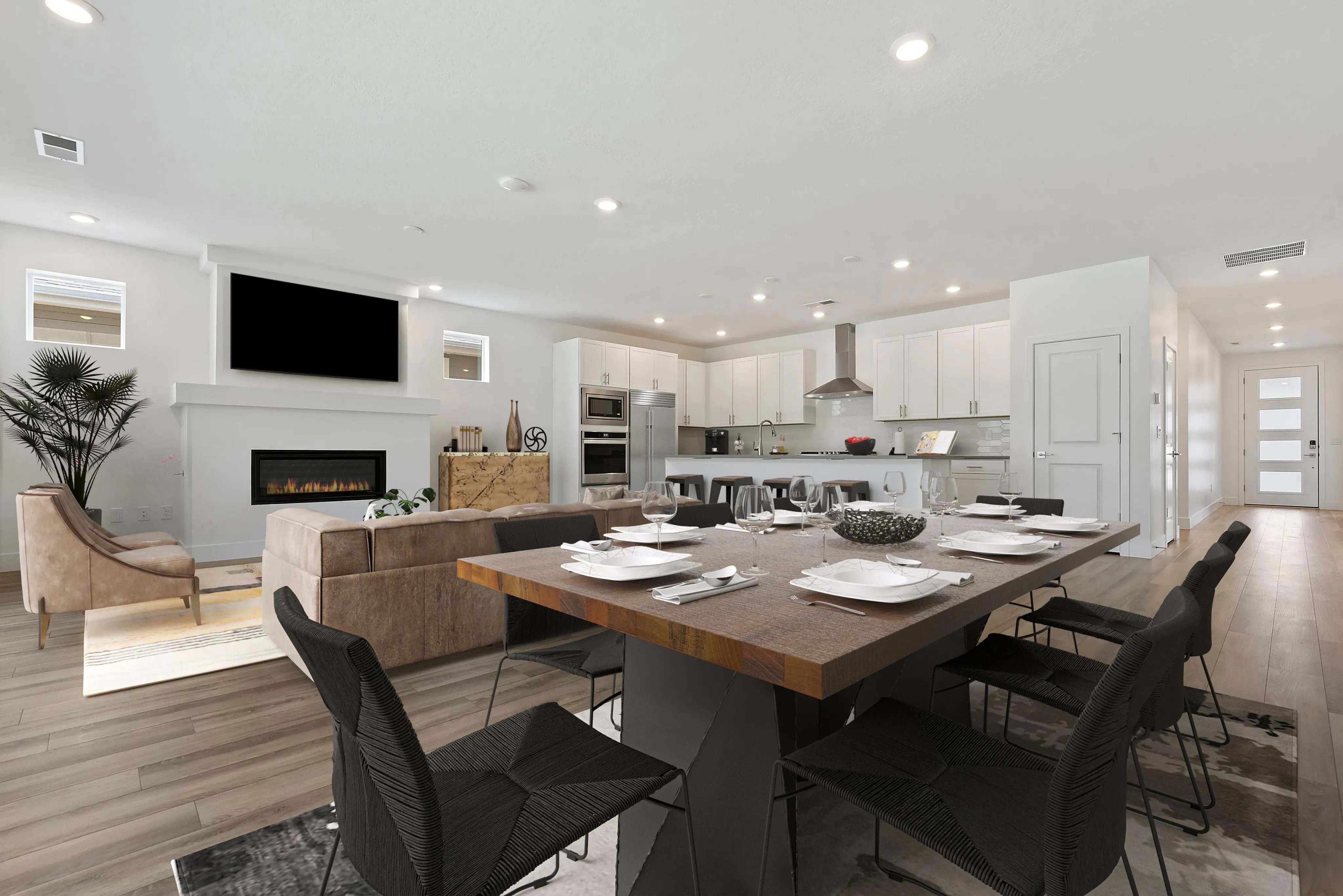 Virtually Staged Great Room