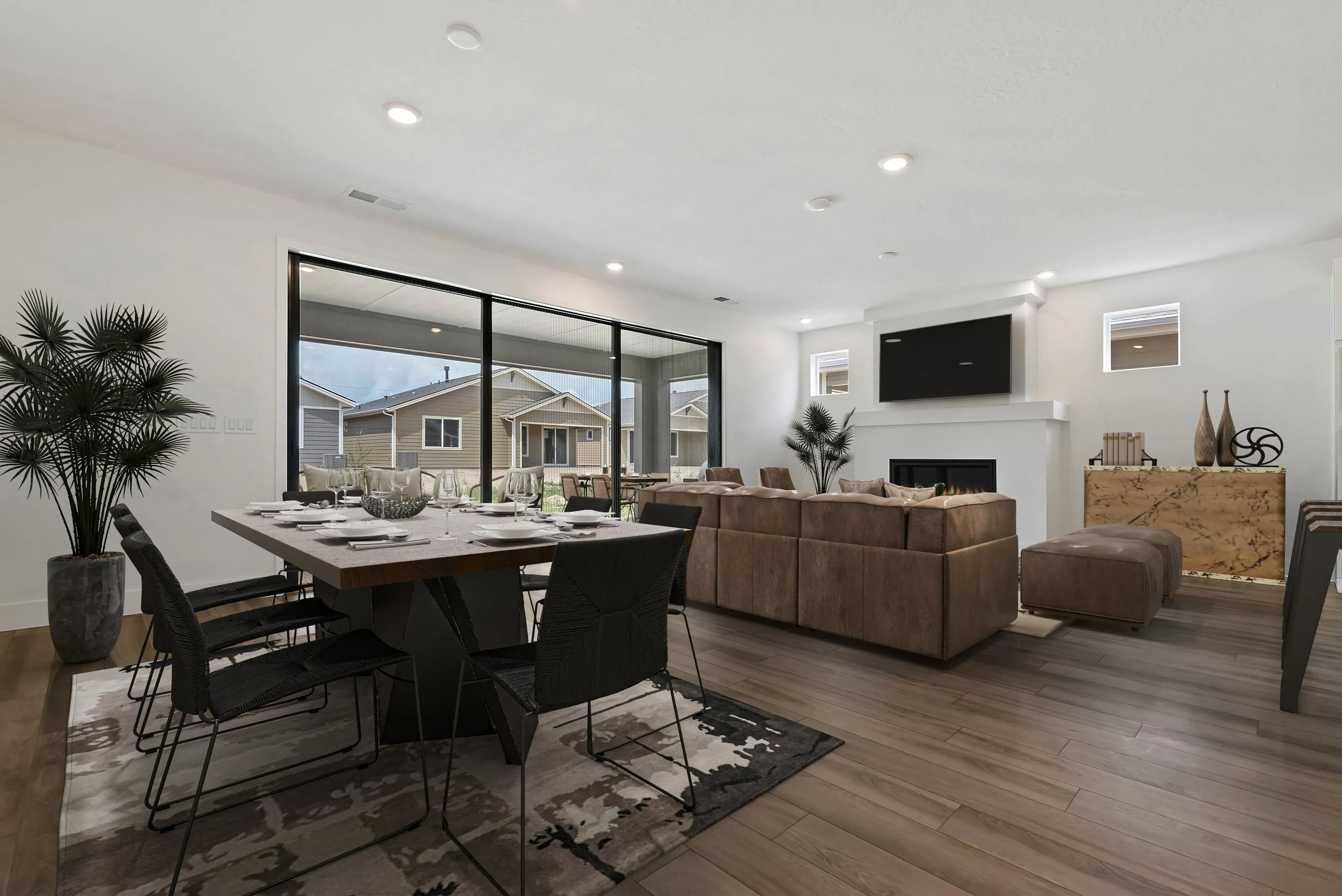 Virtully Staged Great Room