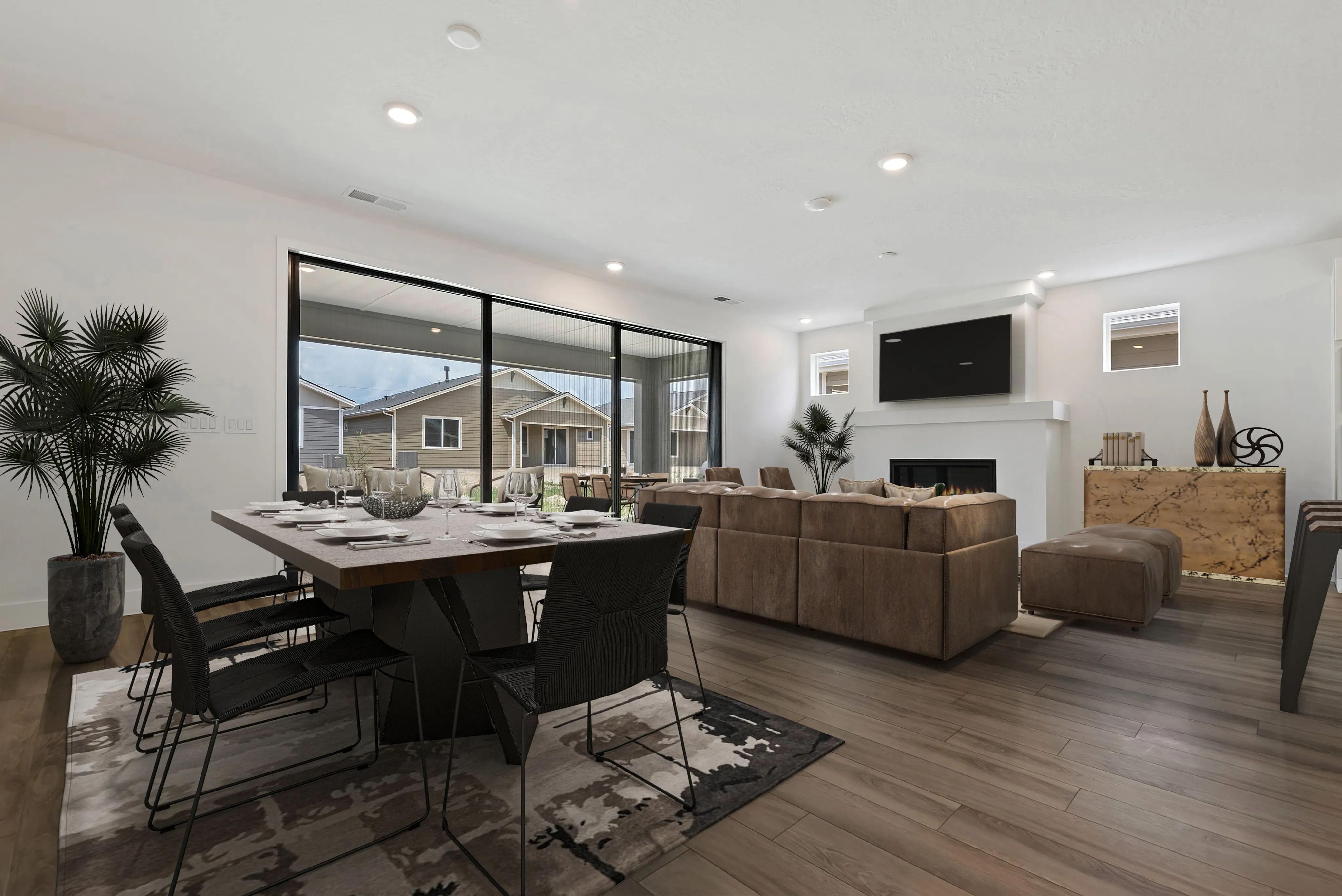Virtully Staged Great Room
