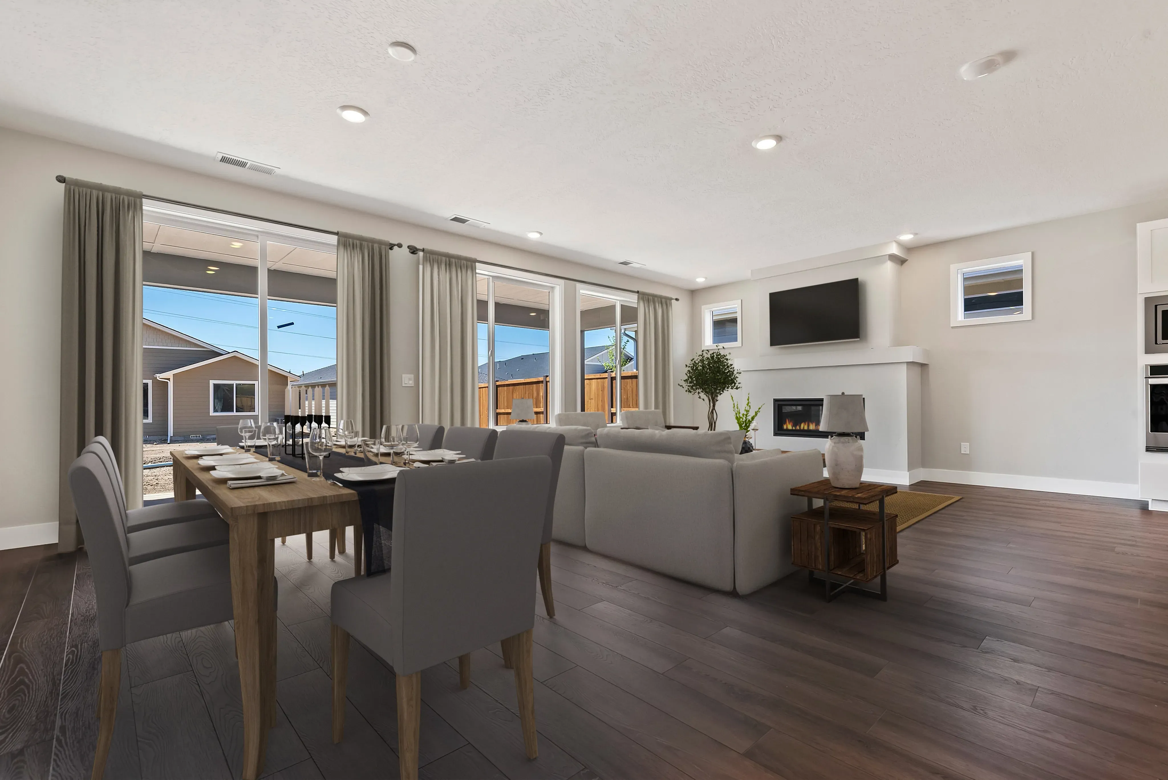 Virtually Staged Great Room