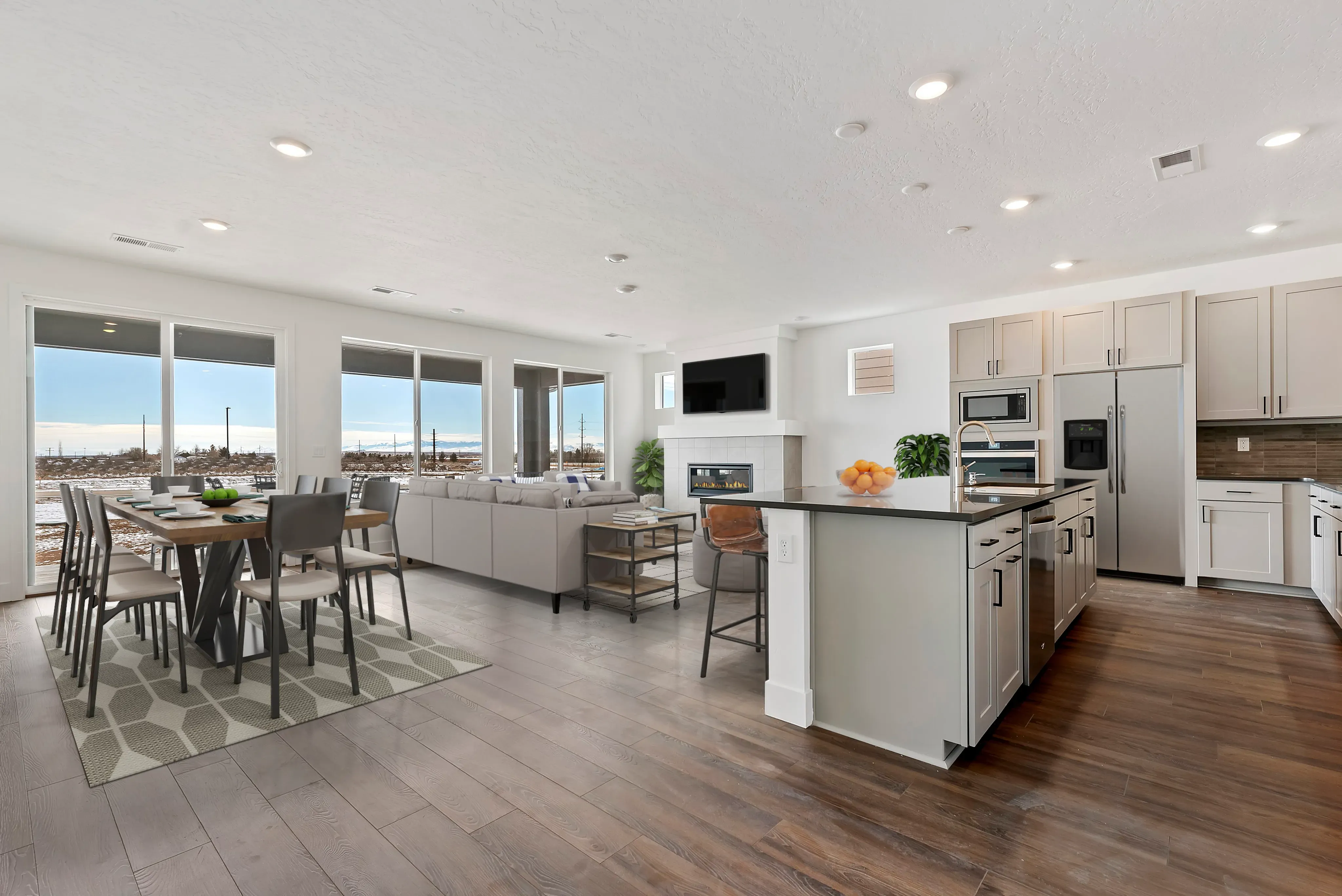 Virtually Staged Great Room