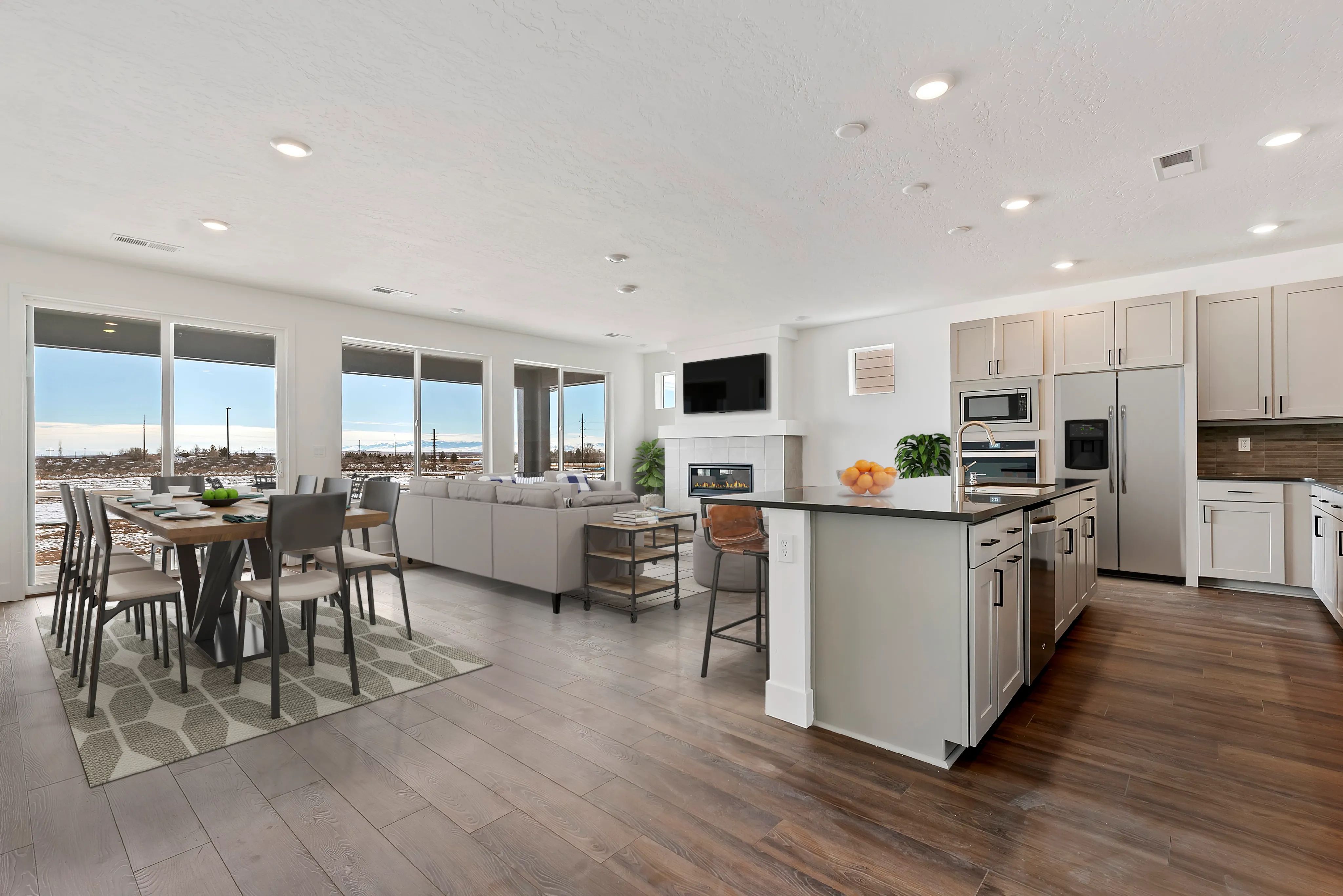 Virtually Staged Great Room
