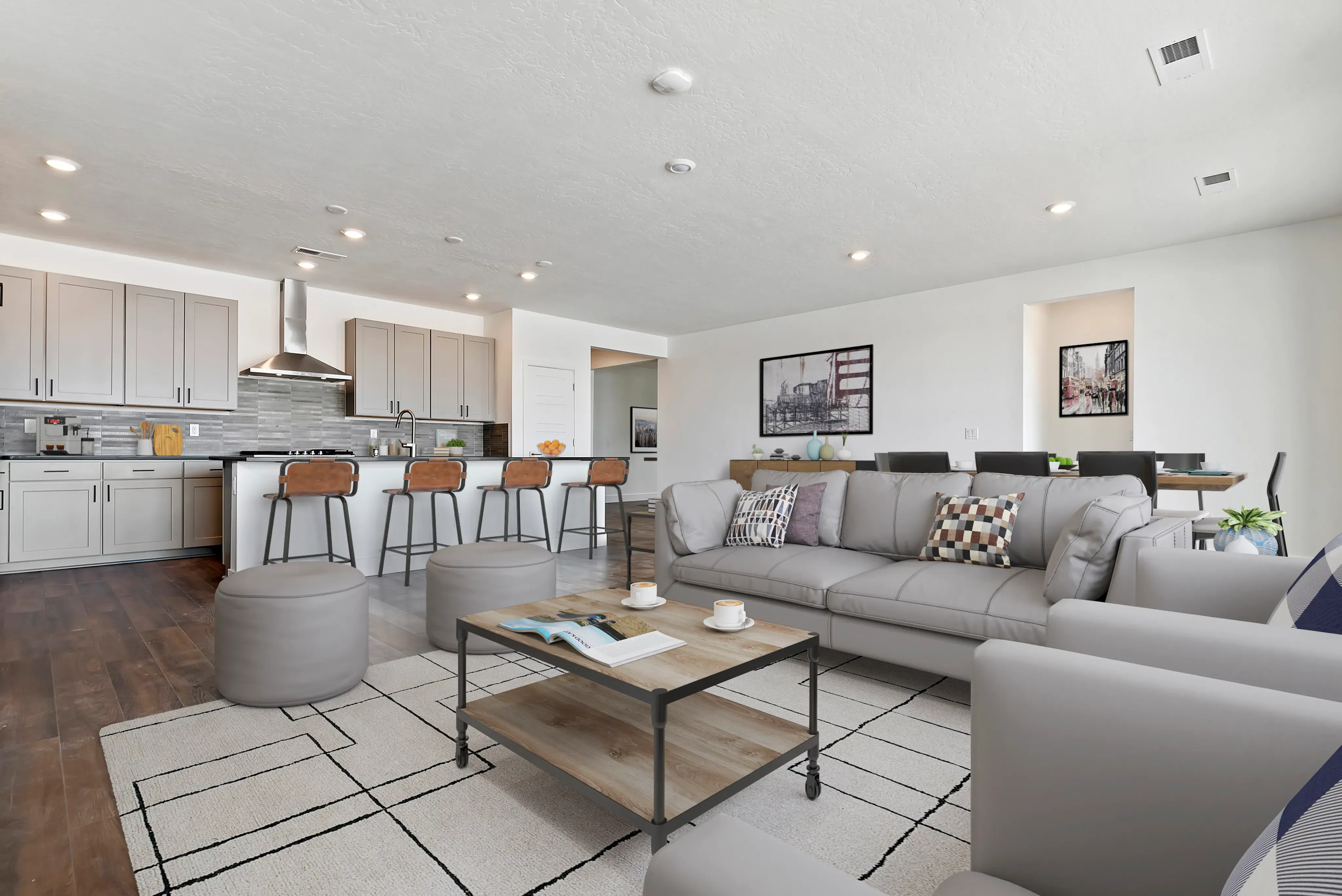 Virtually Staged Great Room