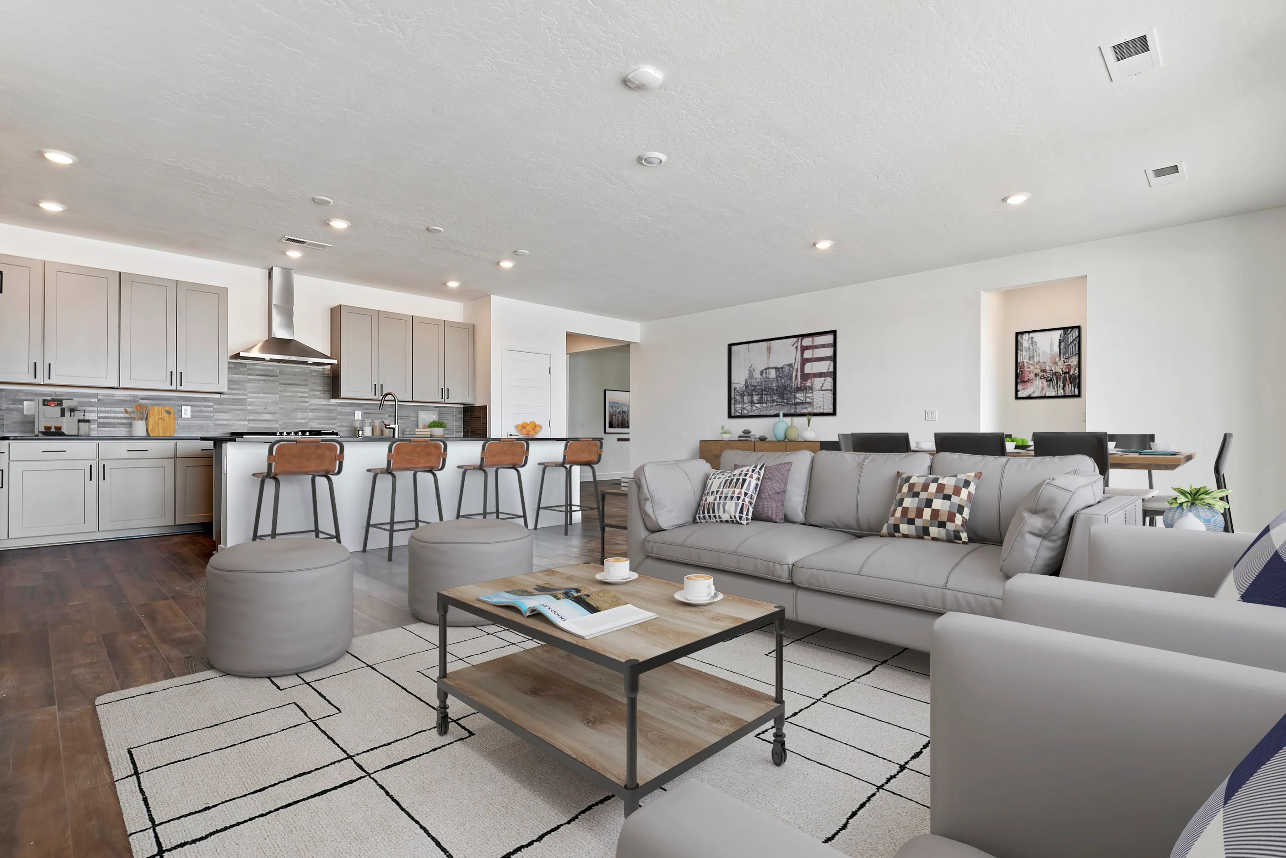 Virtually Staged Great Room
