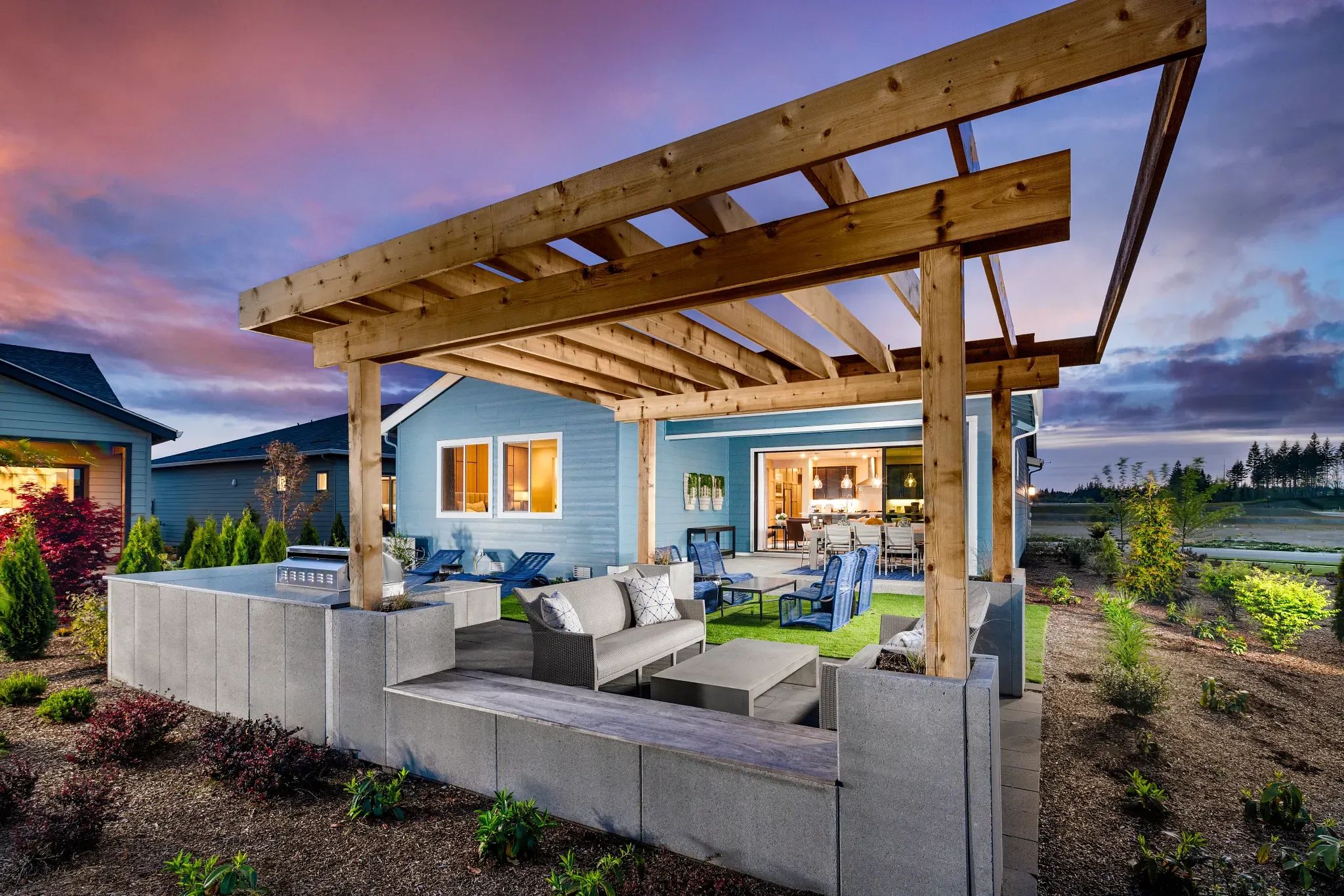 Verterra Model Home Rear Exterior