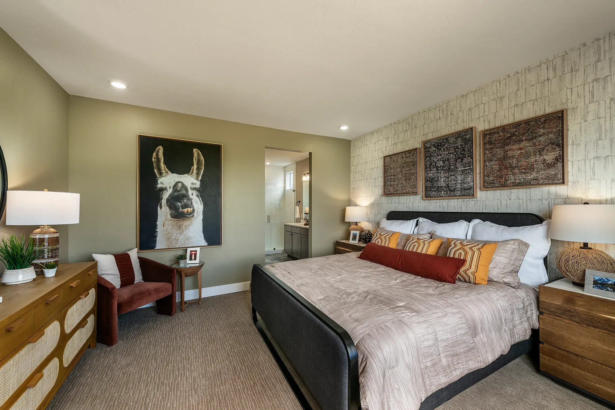 Model Home Primary Bed