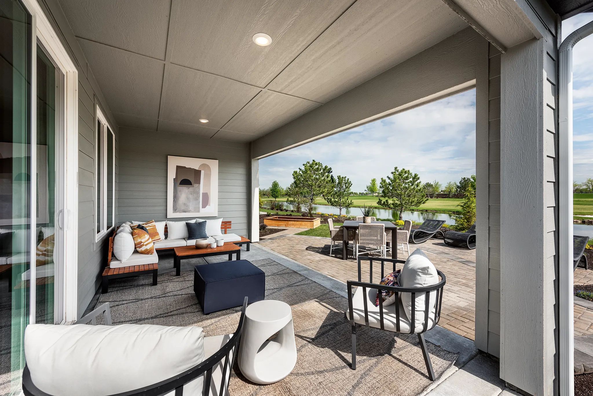 Model Home Covered Patio