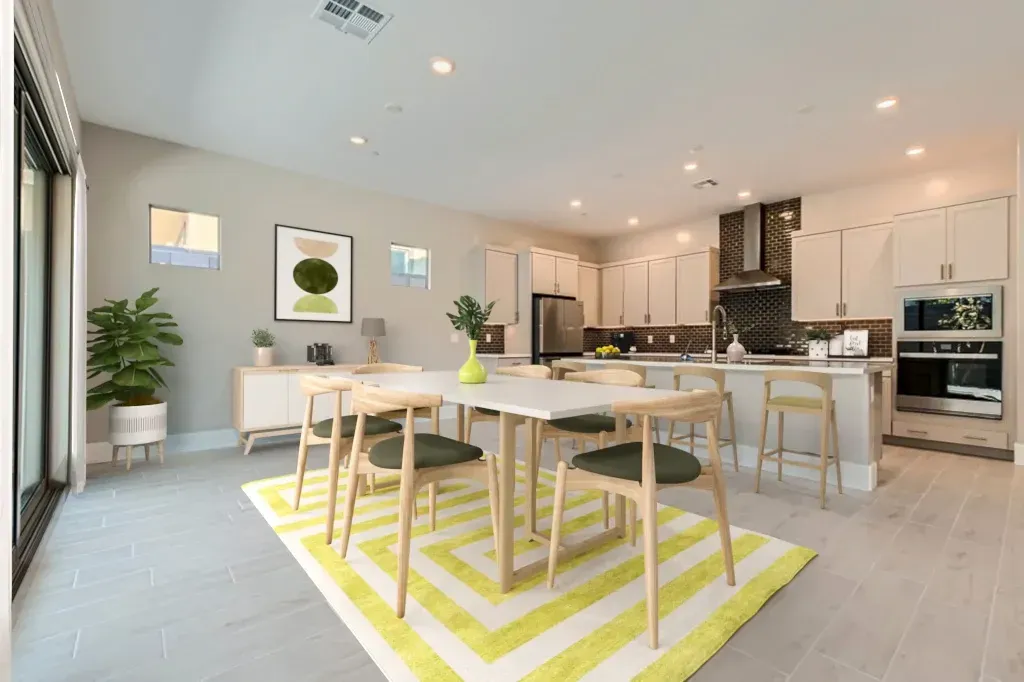 Virtually Staged Sojourn Dining Room