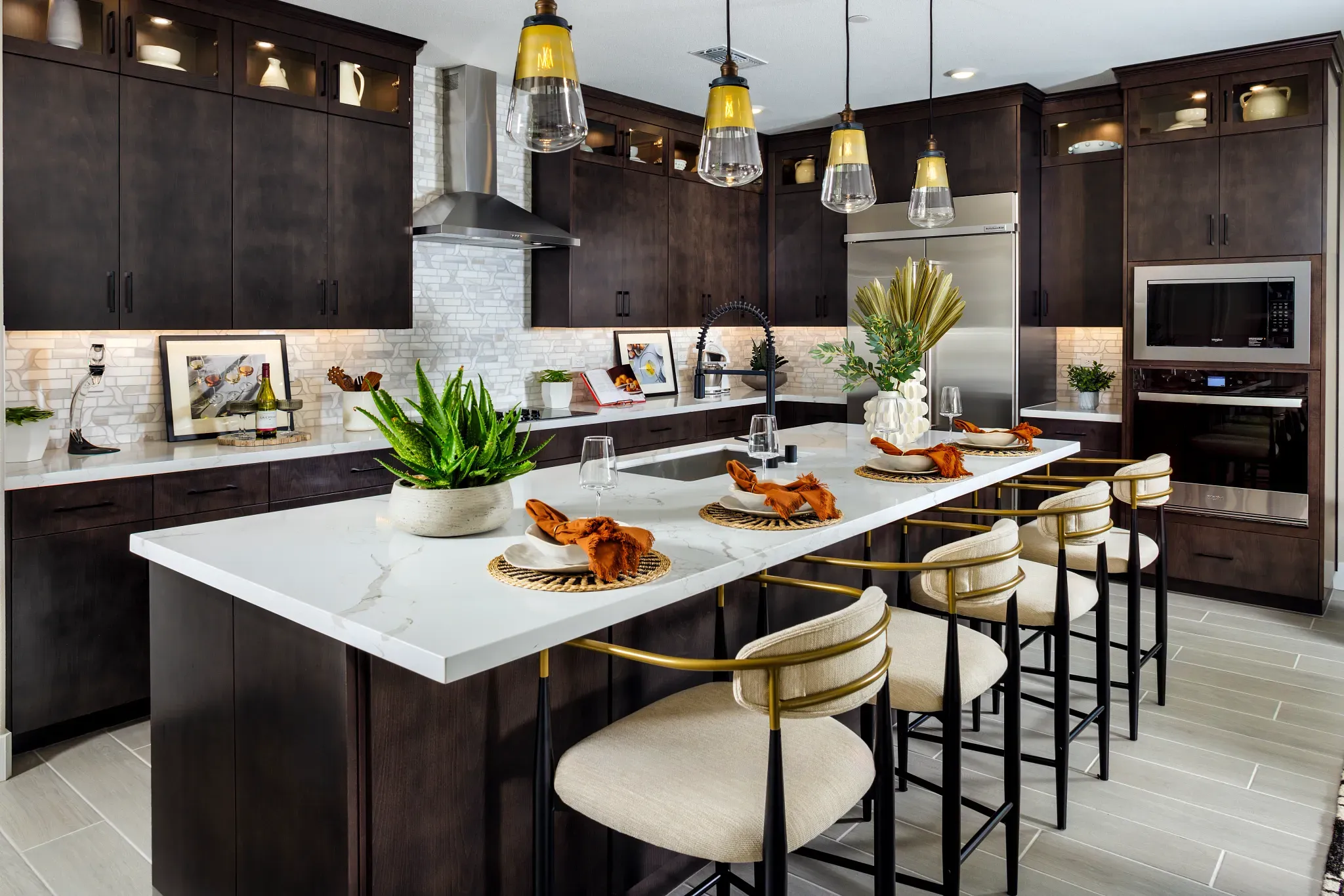 Kitchen of the Synergy II Model Home
