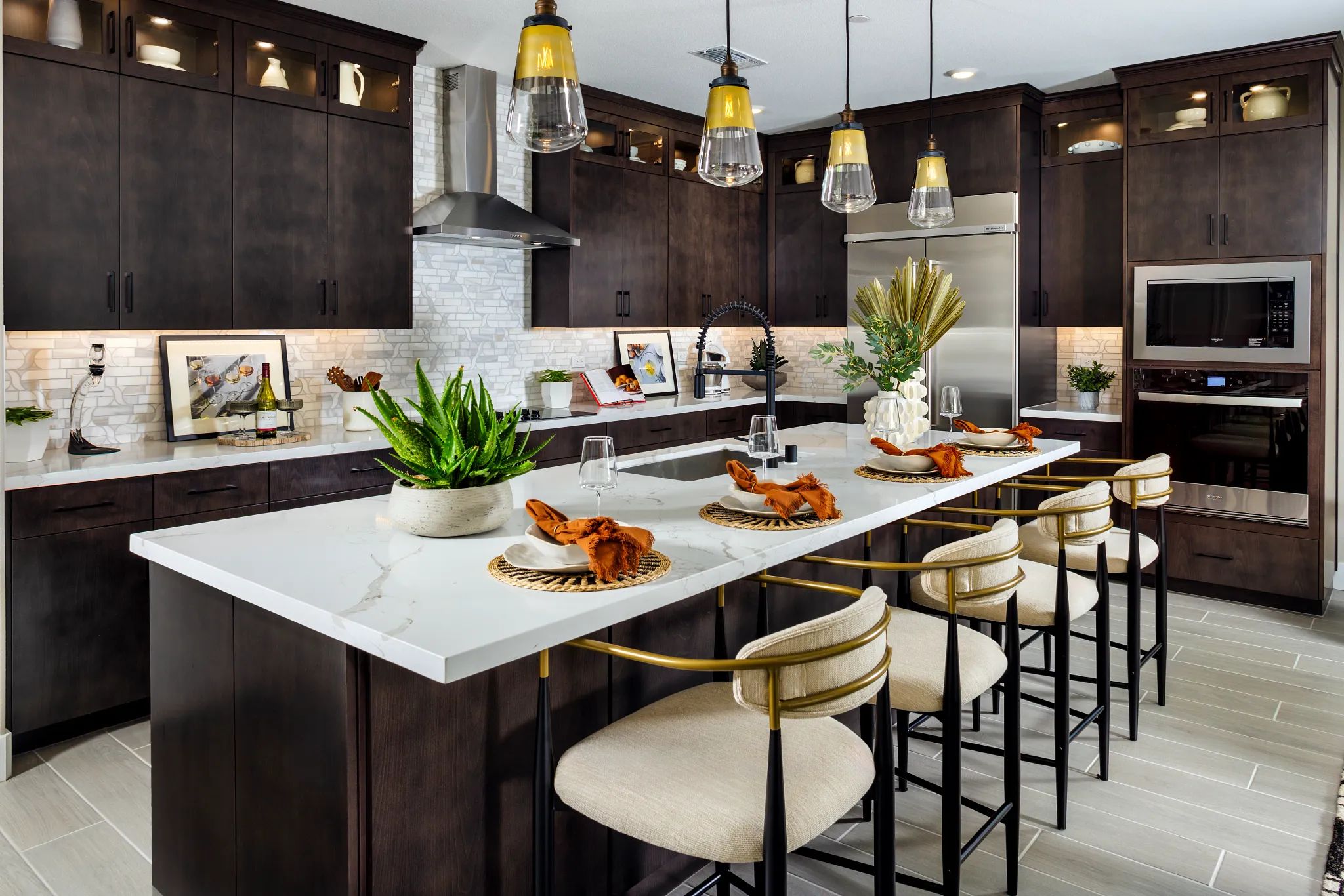 Kitchen of the Synergy II Model Home