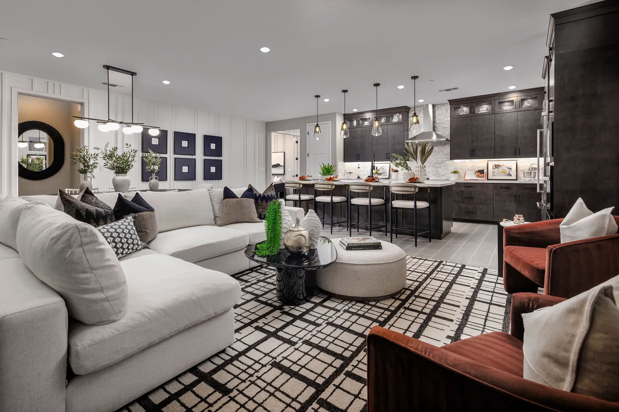 Great Room & Kitchen of the Synergy II Model Home
