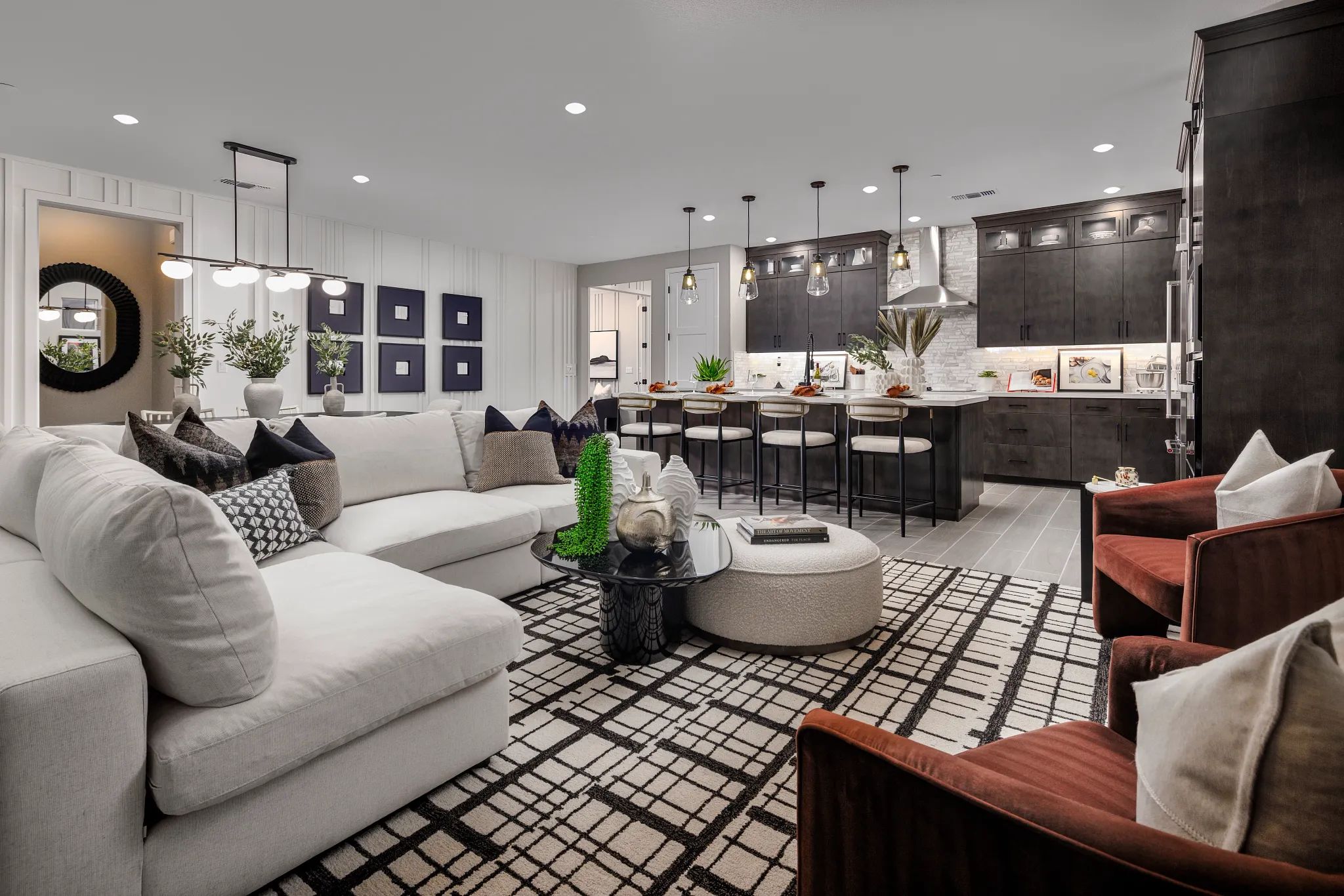 Great Room & Kitchen of the Synergy II Model Home