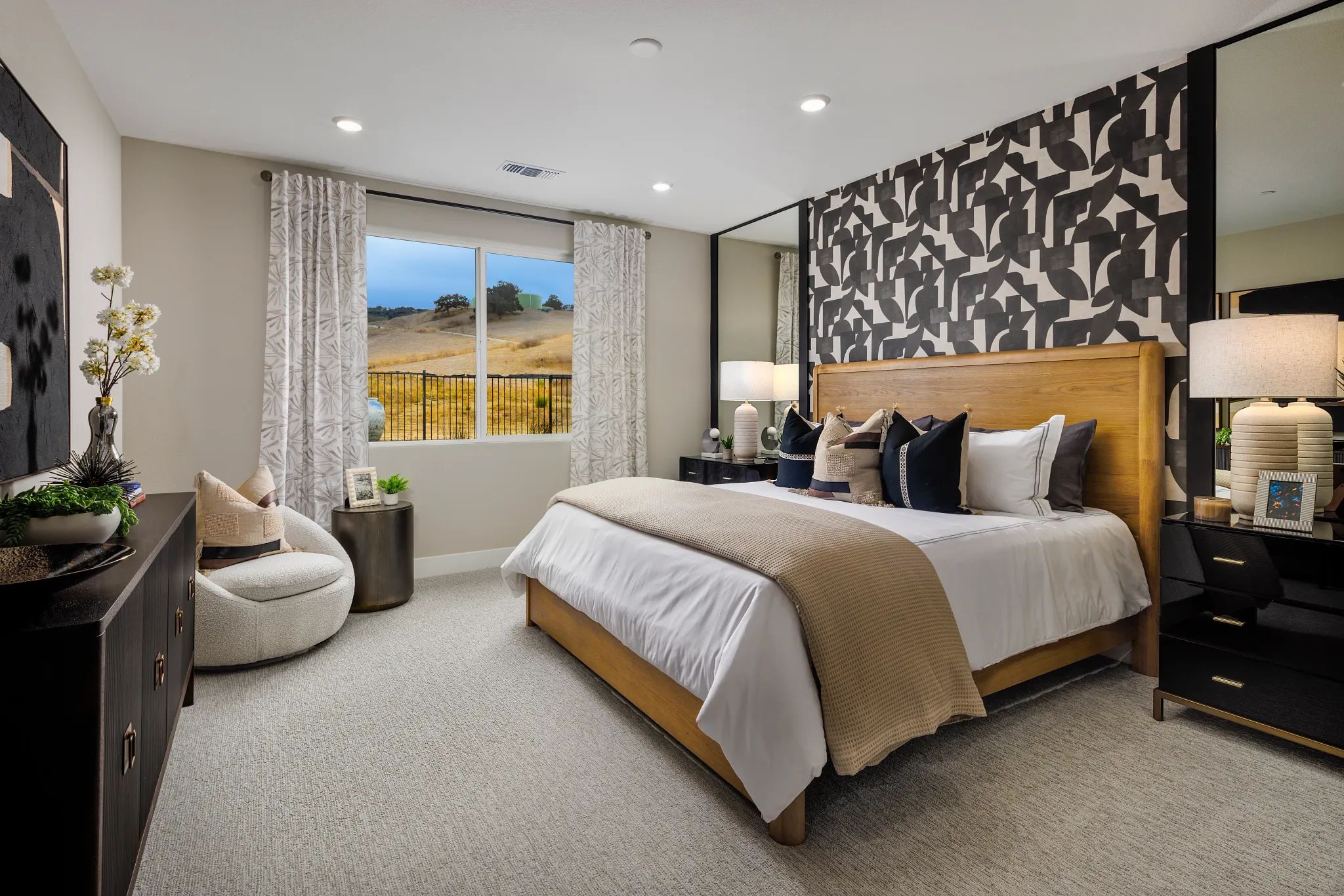 Primary Bedroom of the Synergy II Model Home