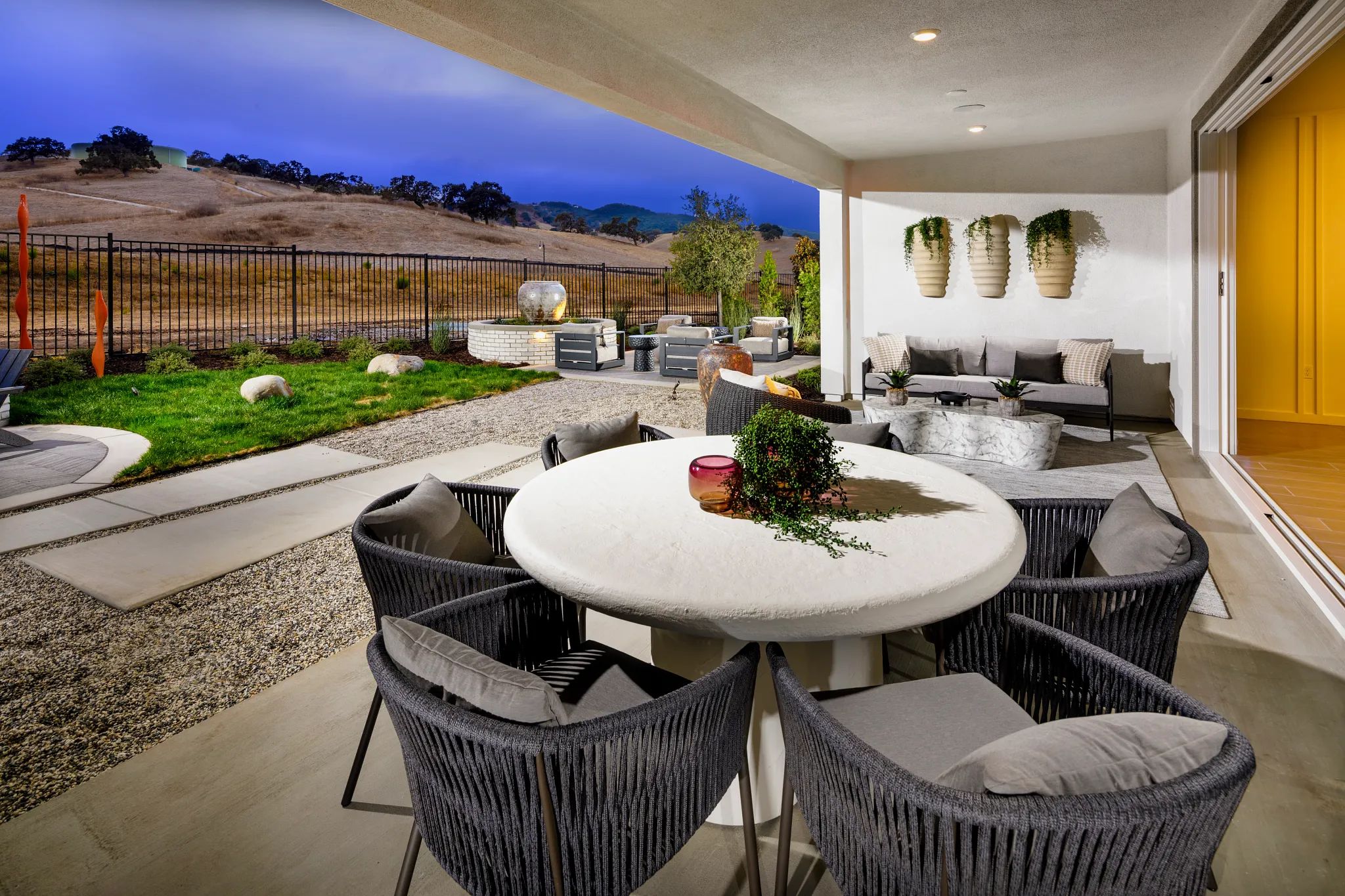 Covered Patio of the Synergy II Model Home