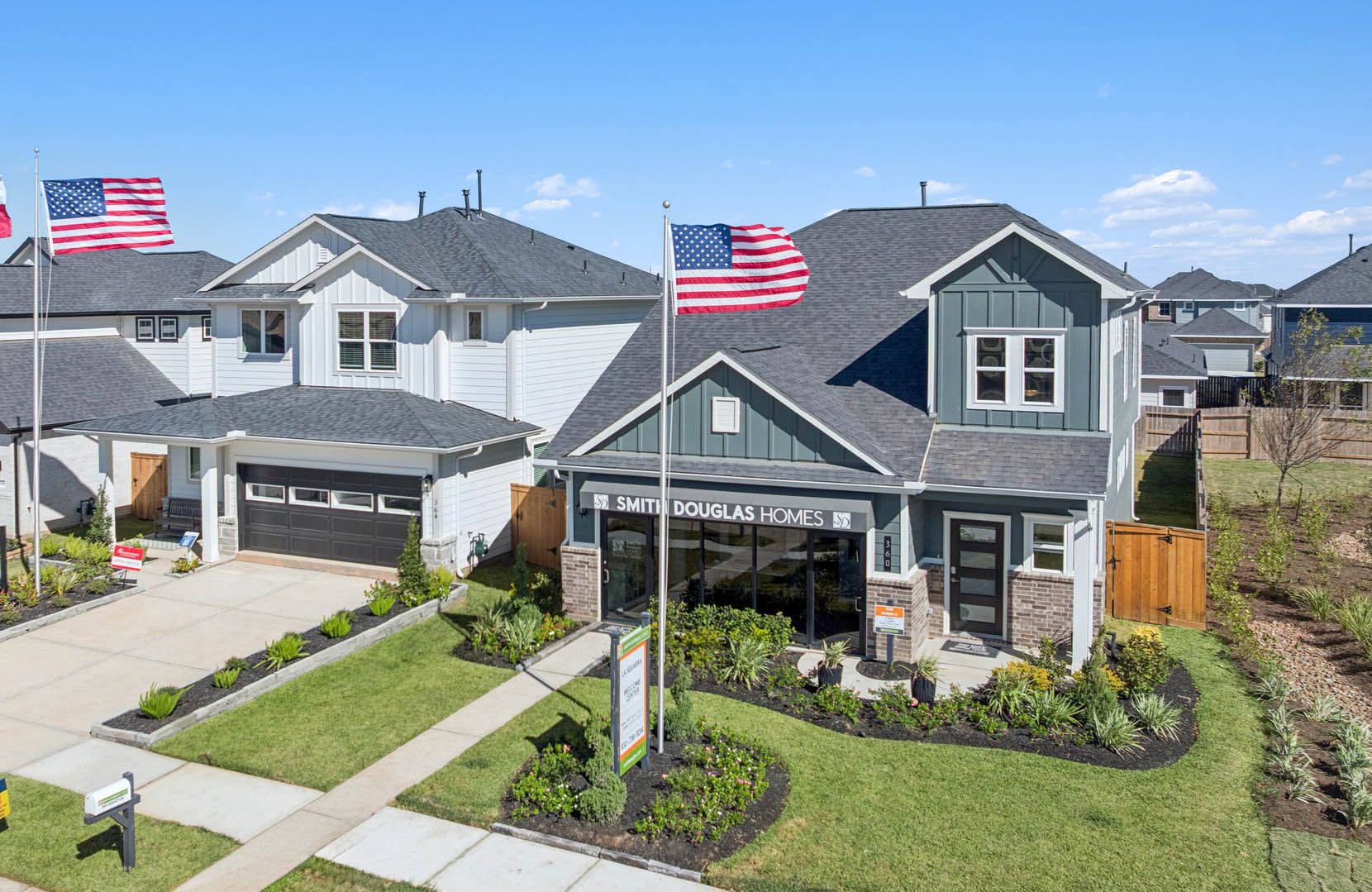 La Segarra 40's por Smith Douglas Homes en Houston Texas