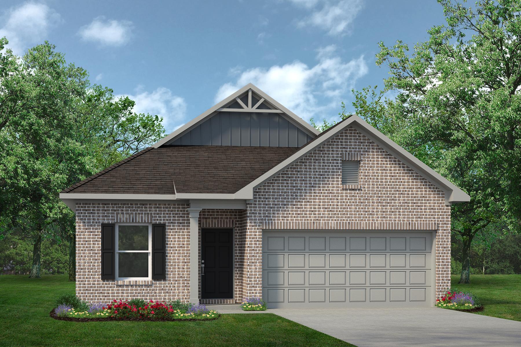 The Oakshire II - Trails at Woodhaven Lakes 45's: La Marque, Texas - Smith Douglas Homes