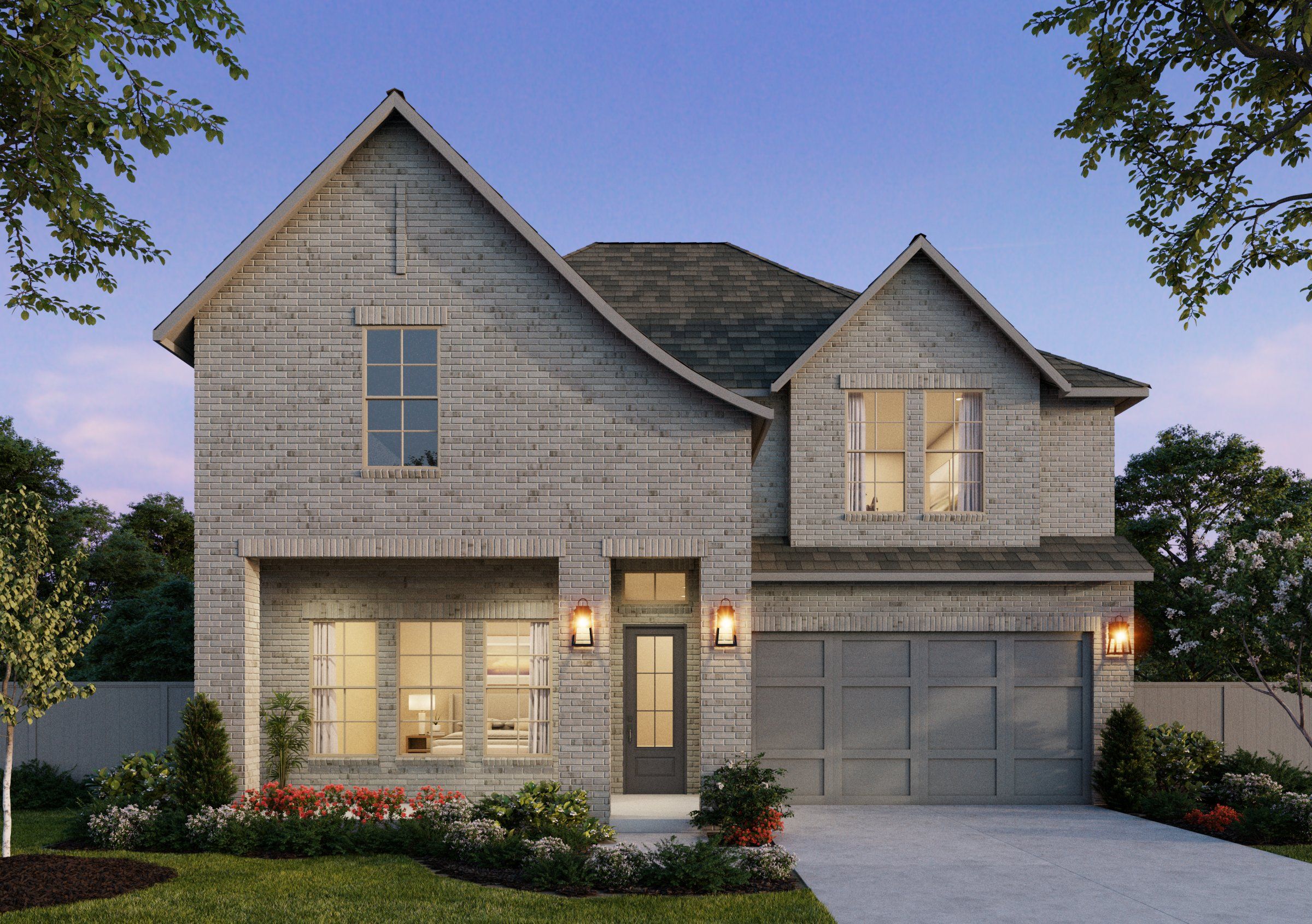 Geneva IV - Painted Tree 50' Series: McKinney, Texas - Southgate Homes