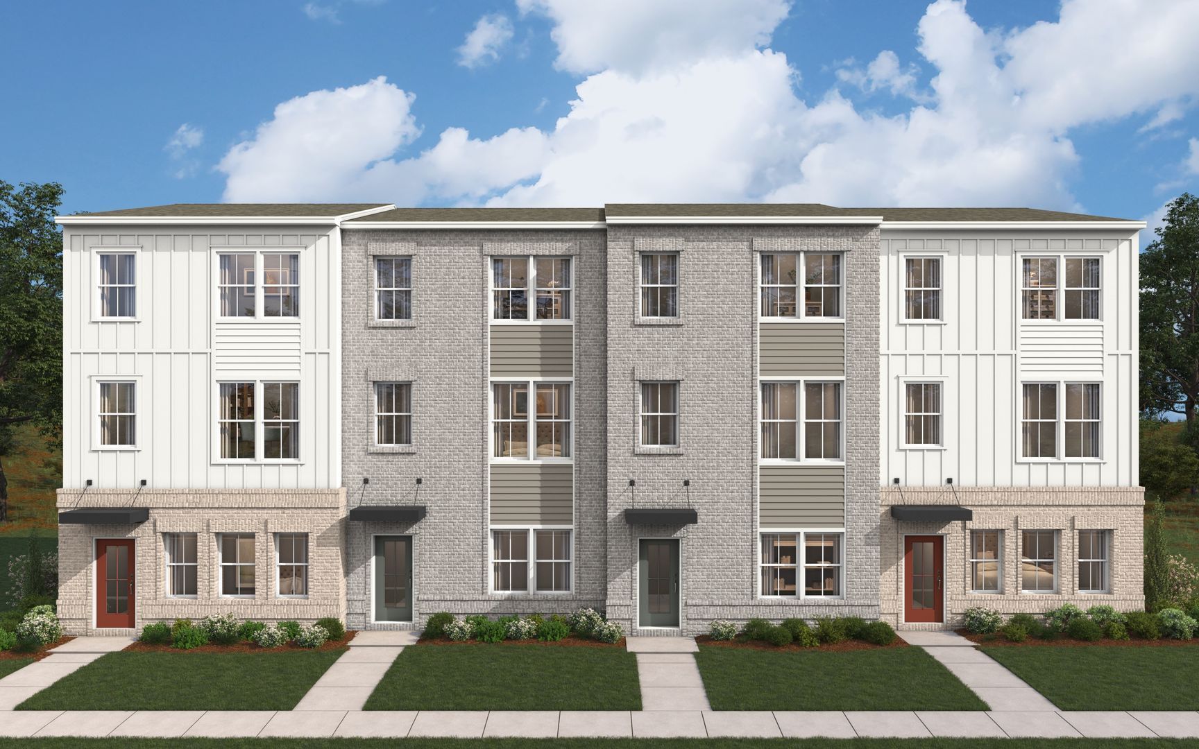 Croftside Townhomes por Stanley Martin Homes en Atlanta Georgia