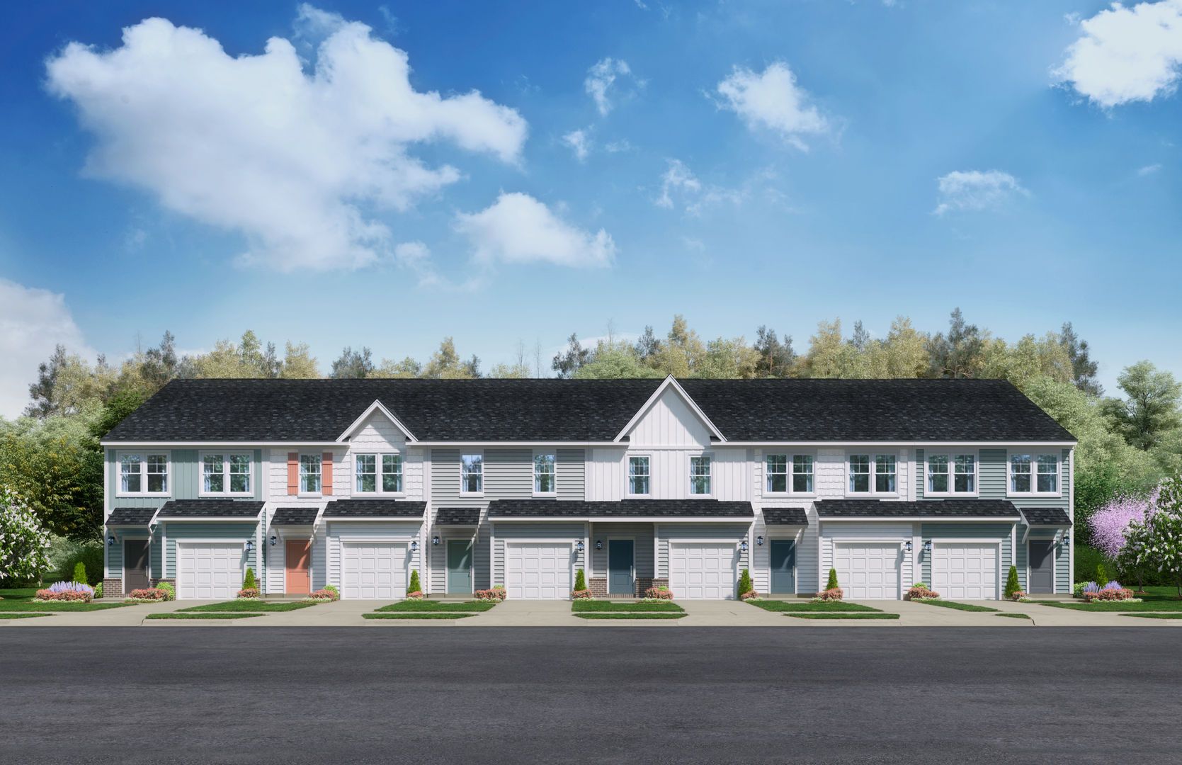 The Amara - Brunson Station Townhomes: Guyton, Georgia - Stanley Martin Homes