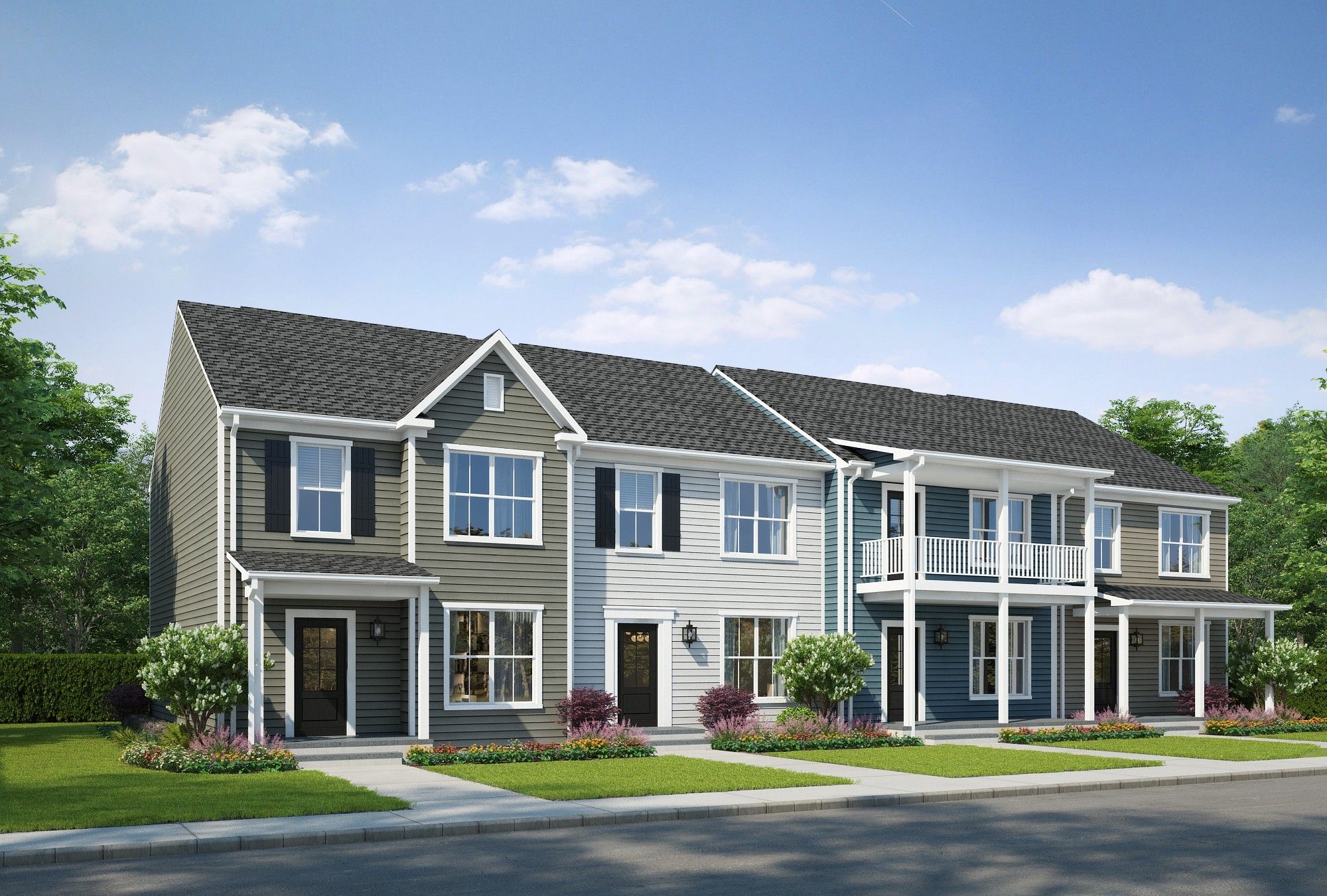 The Windsor  2-Story Walkout - Westhill Townhomes: Blacksburg, Virginia - Stateson Homes