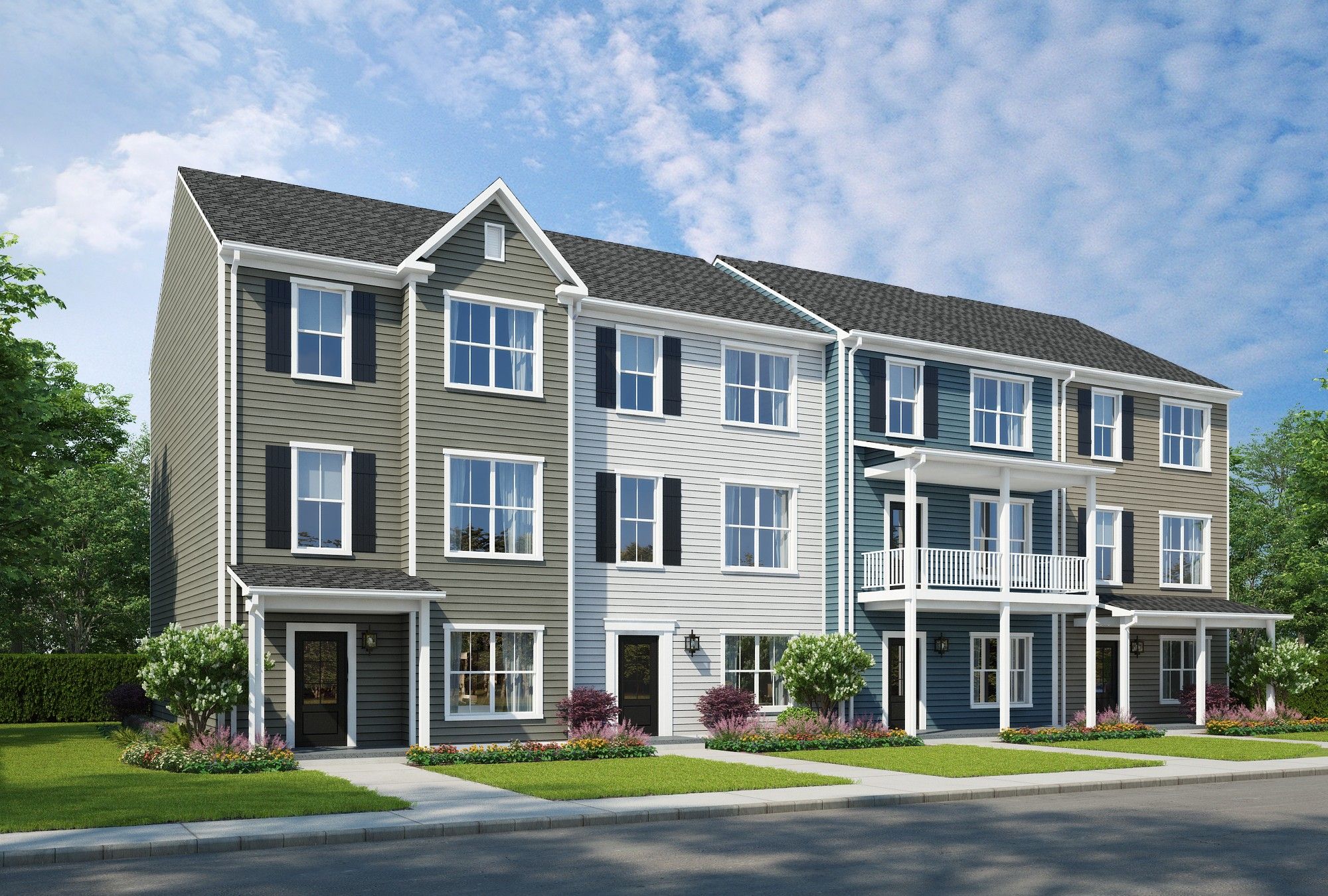 The Windsor - Westhill Townhomes: Blacksburg, Virginia - Stateson Homes